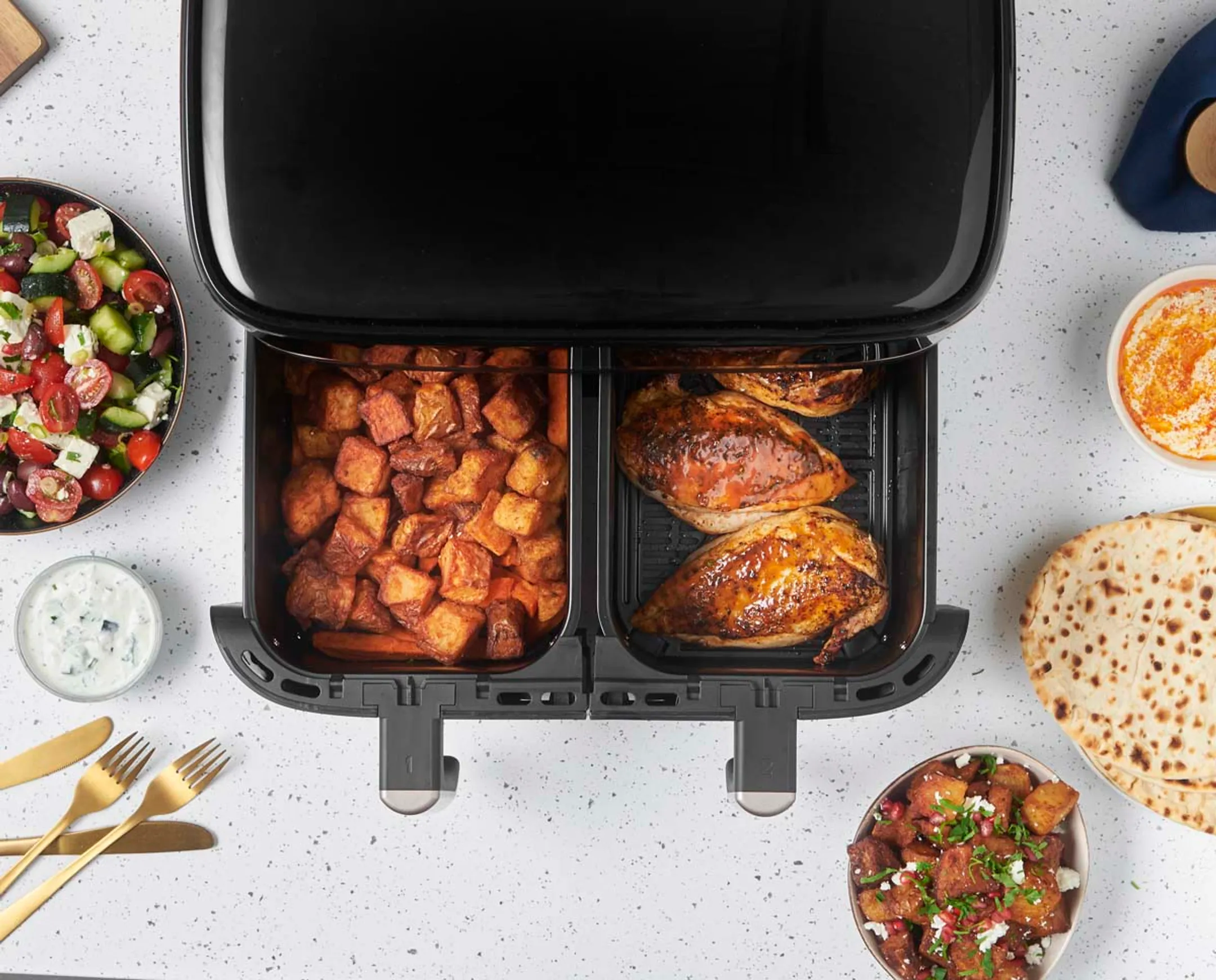 Russell Hobbs Airfryer Dual Basket 27630-56 - 9L image