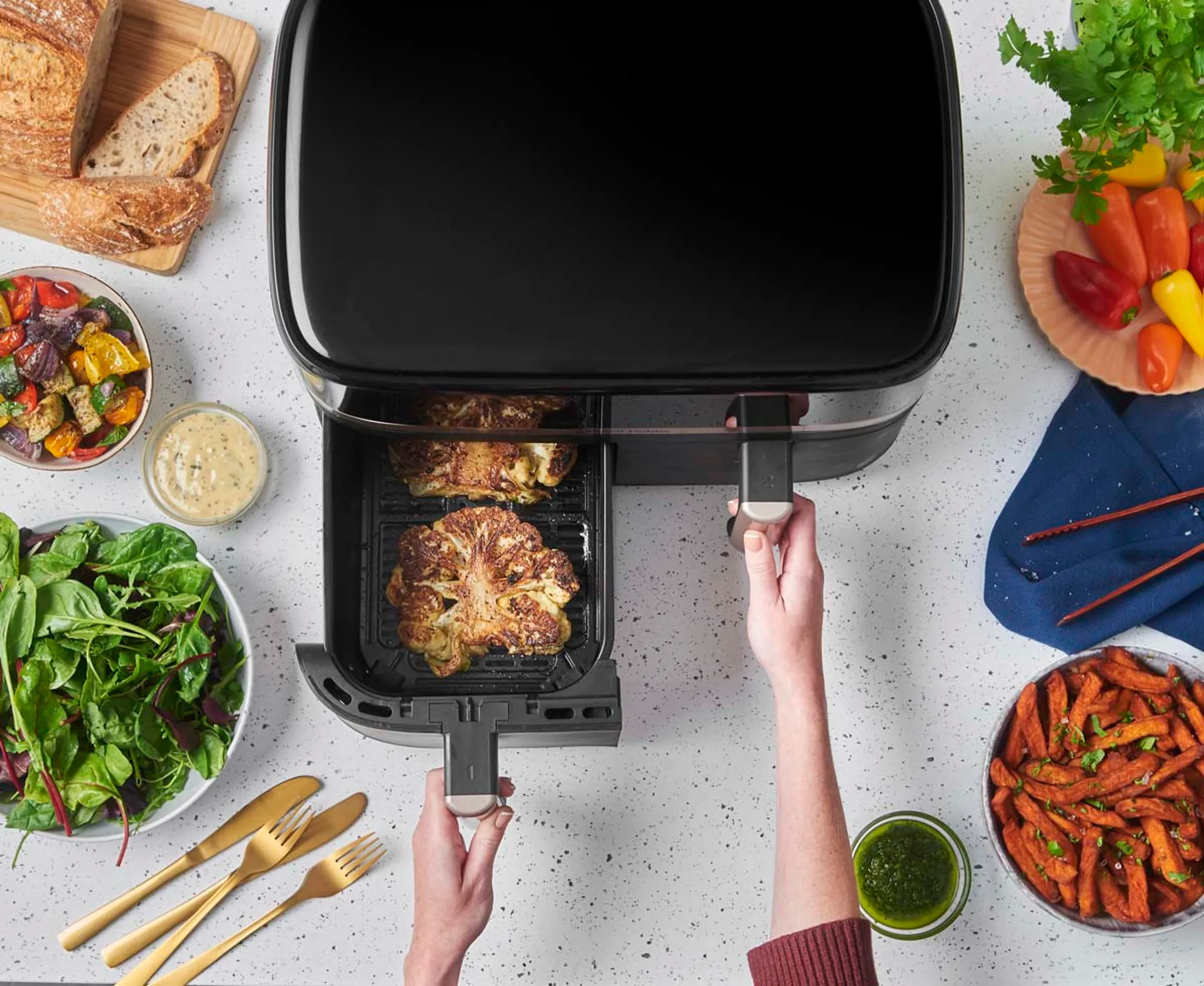 Russell Hobbs Airfryer Dual Basket 27630-56 - 9L image