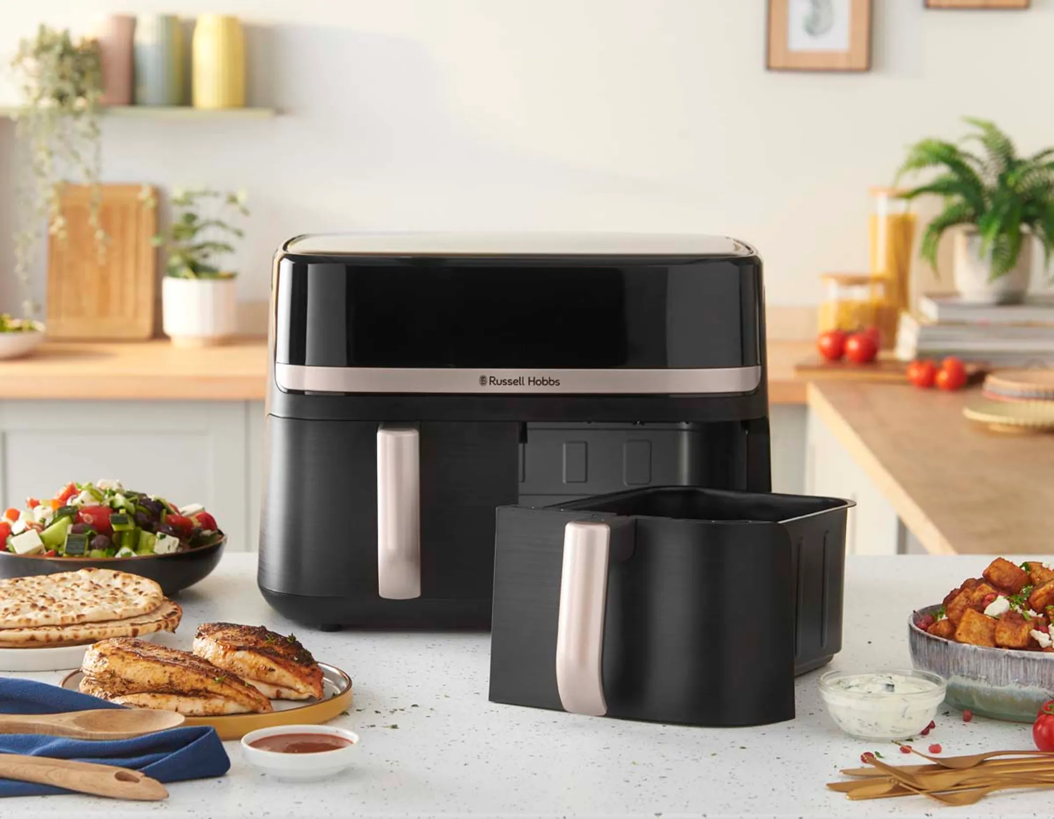 Russell Hobbs Airfryer Dual Basket 27630-56 - 9L image