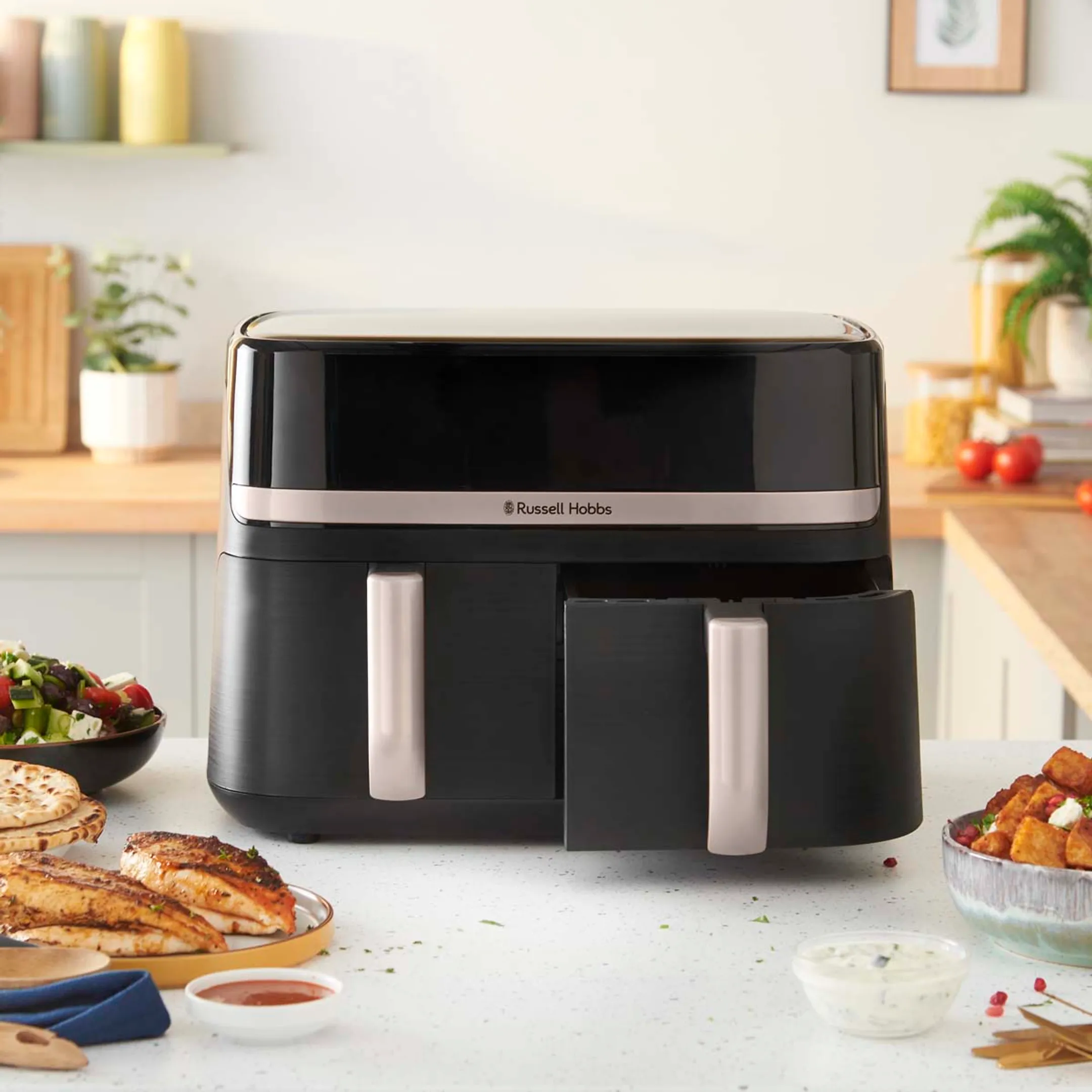 Russell Hobbs Airfryer Dual Basket 27630-56 - 9L image