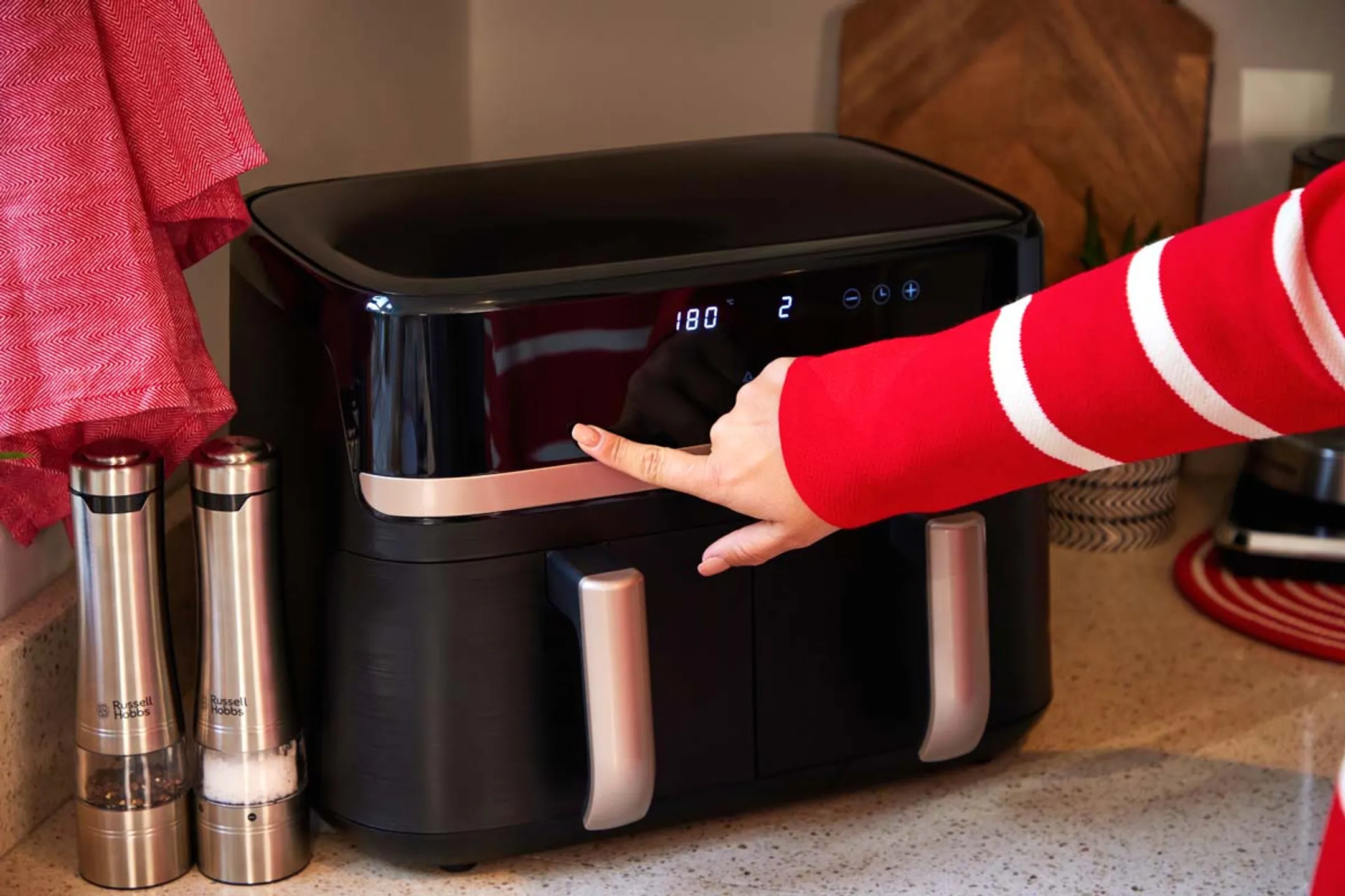 Russell Hobbs Airfryer Dual Basket 27630-56 - 9L image
