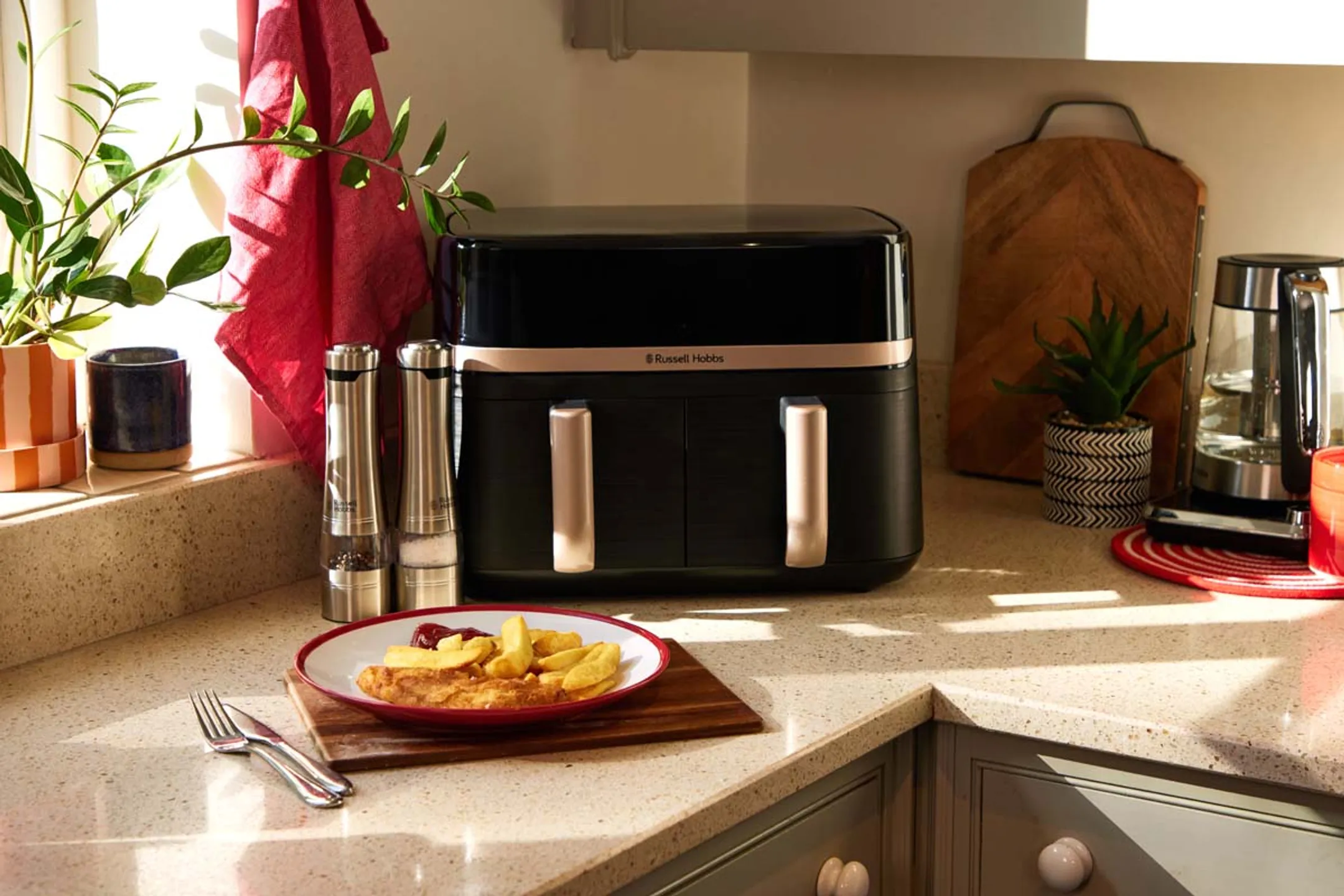 Russell Hobbs Airfryer Dual Basket 27630-56 - 9L image