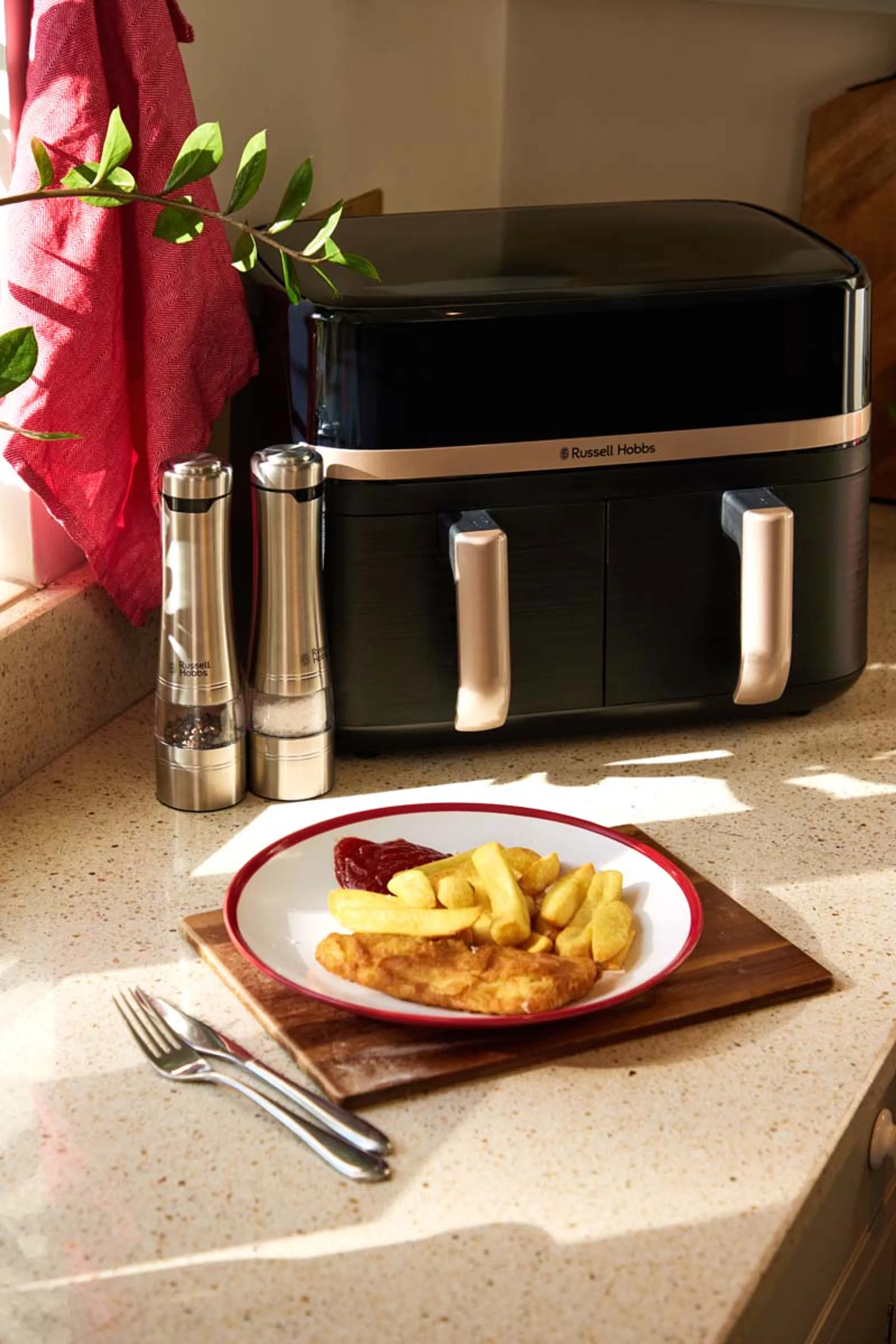 Russell Hobbs Airfryer Dual Basket 27630-56 - 9L image