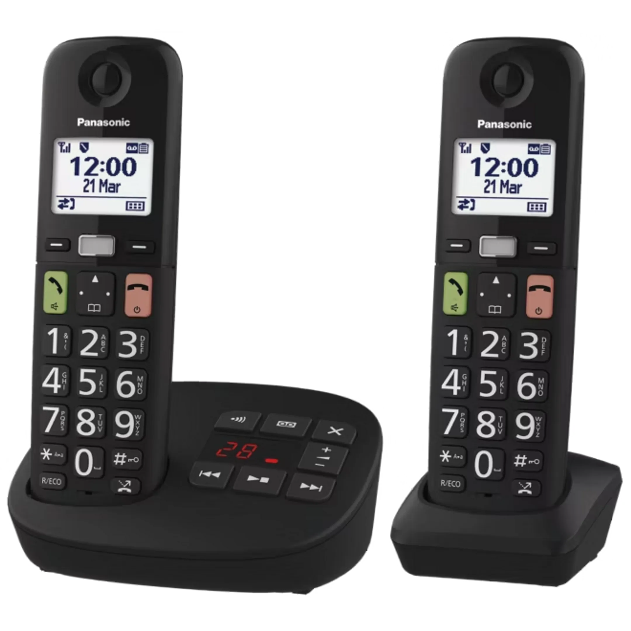 KX-TGU132EXB Duo Zwart
