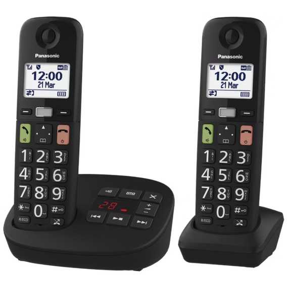 KX-TGU132EXB Duo Noir