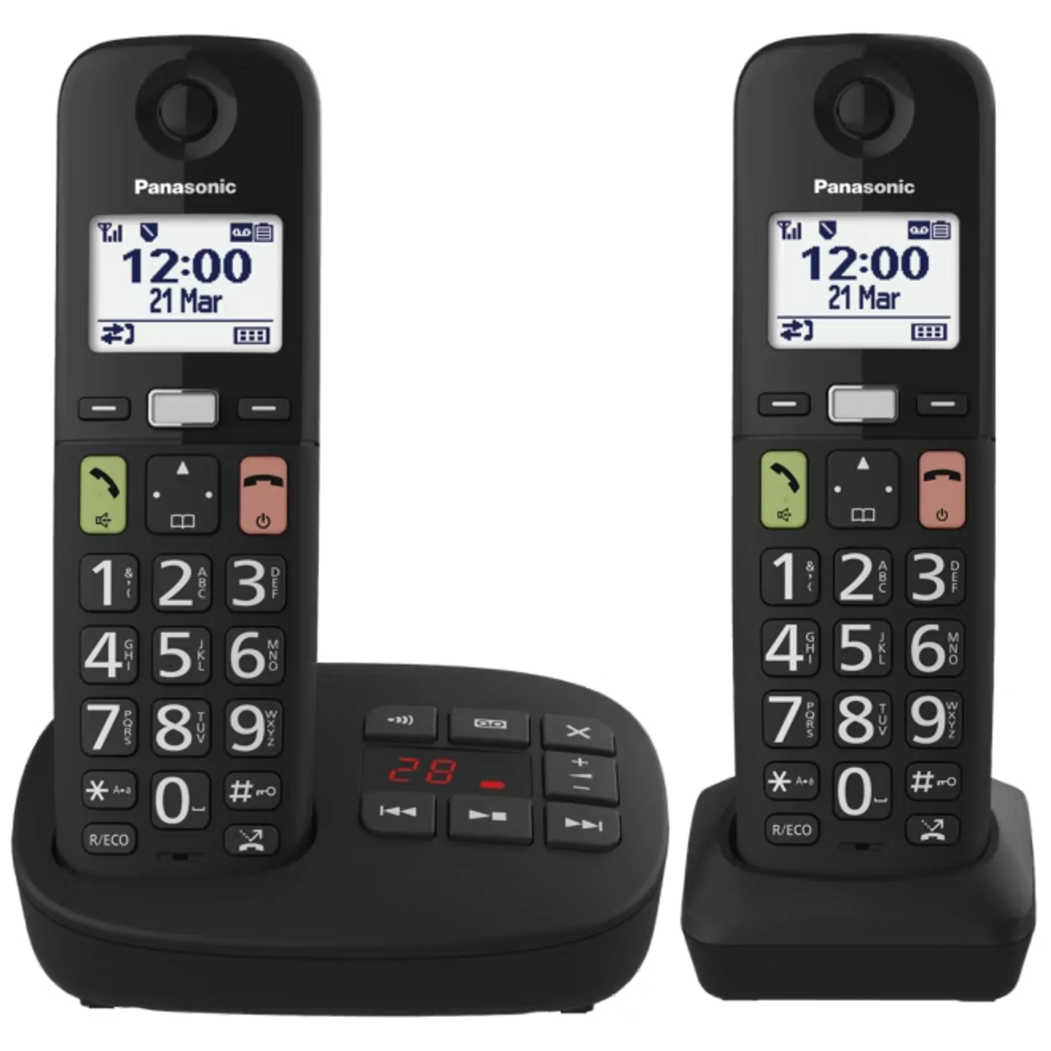 Panasonic KX-TGU132EXB Duo Noir image