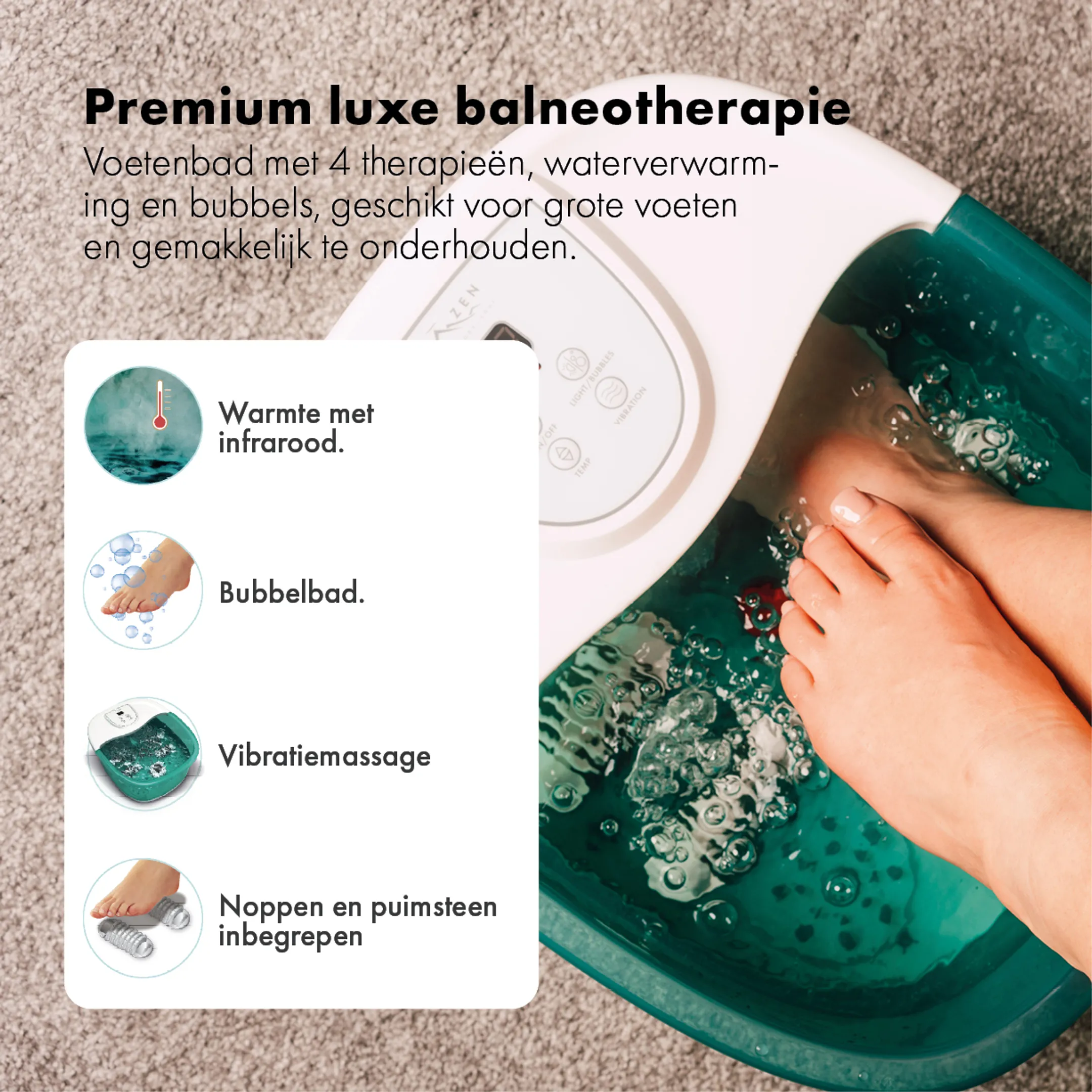CREATIVE ZEN Voetmassage NILE-BALNEO image