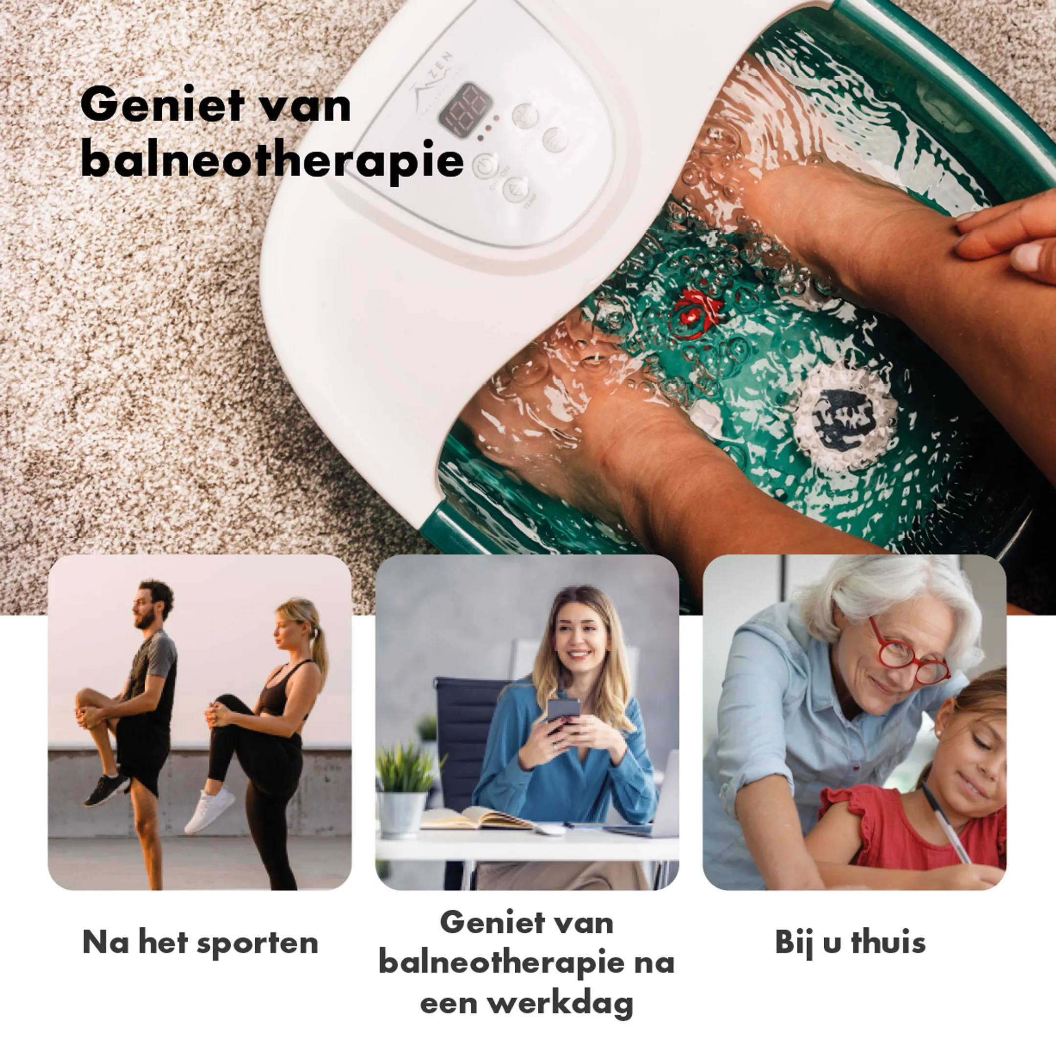 CREATIVE ZEN Voetmassage NILE-BALNEO image