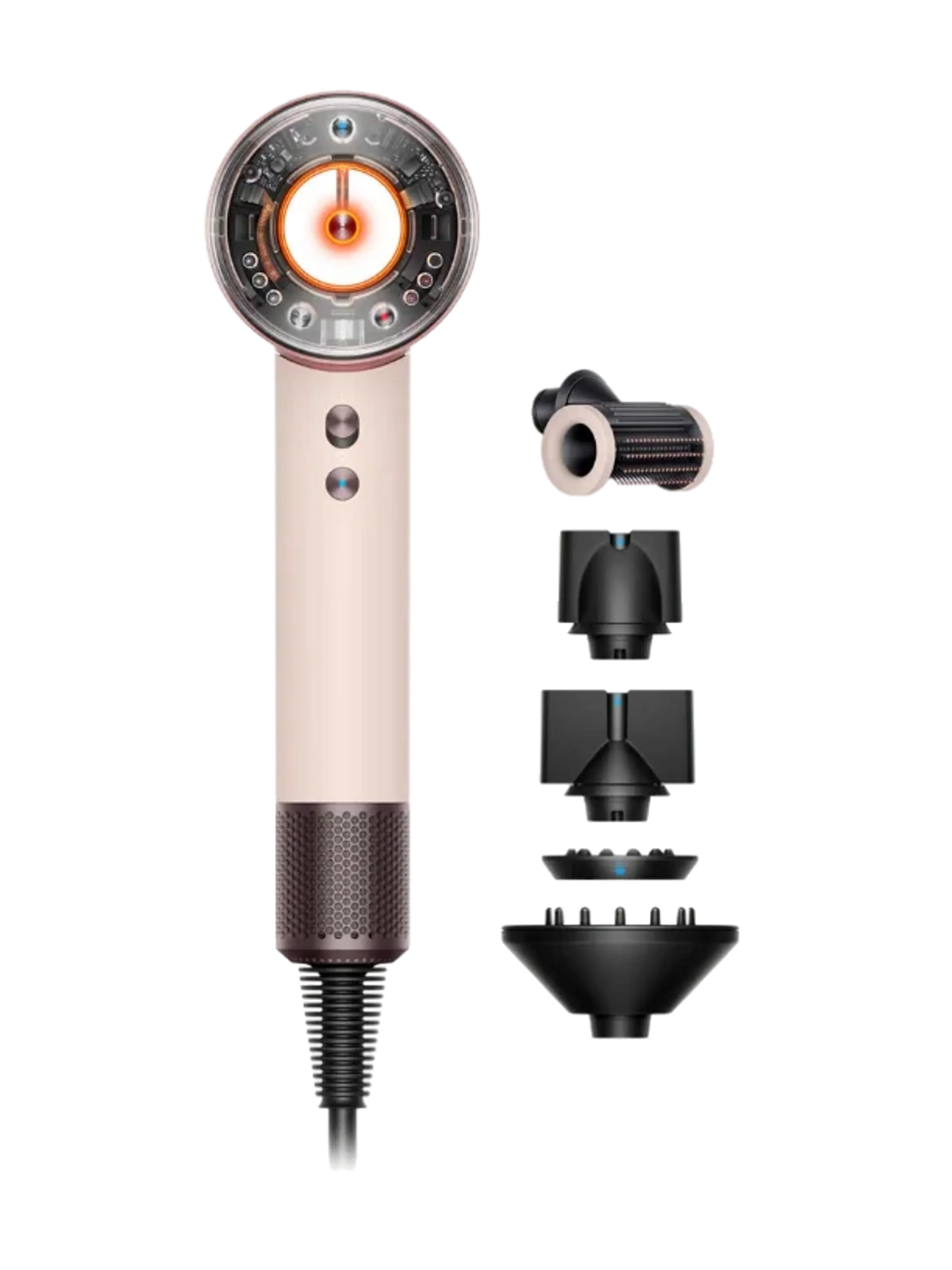Supersonic Nural Straight + Wavy Ceramic Pink