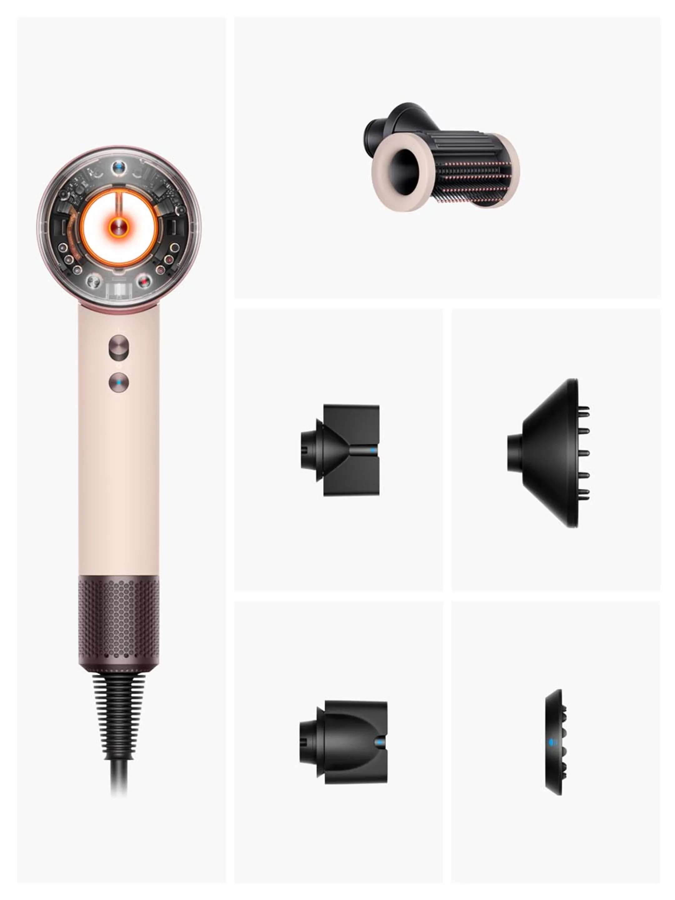 Dyson Supersonic Nural Straight + Wavy Ceramic Pink image