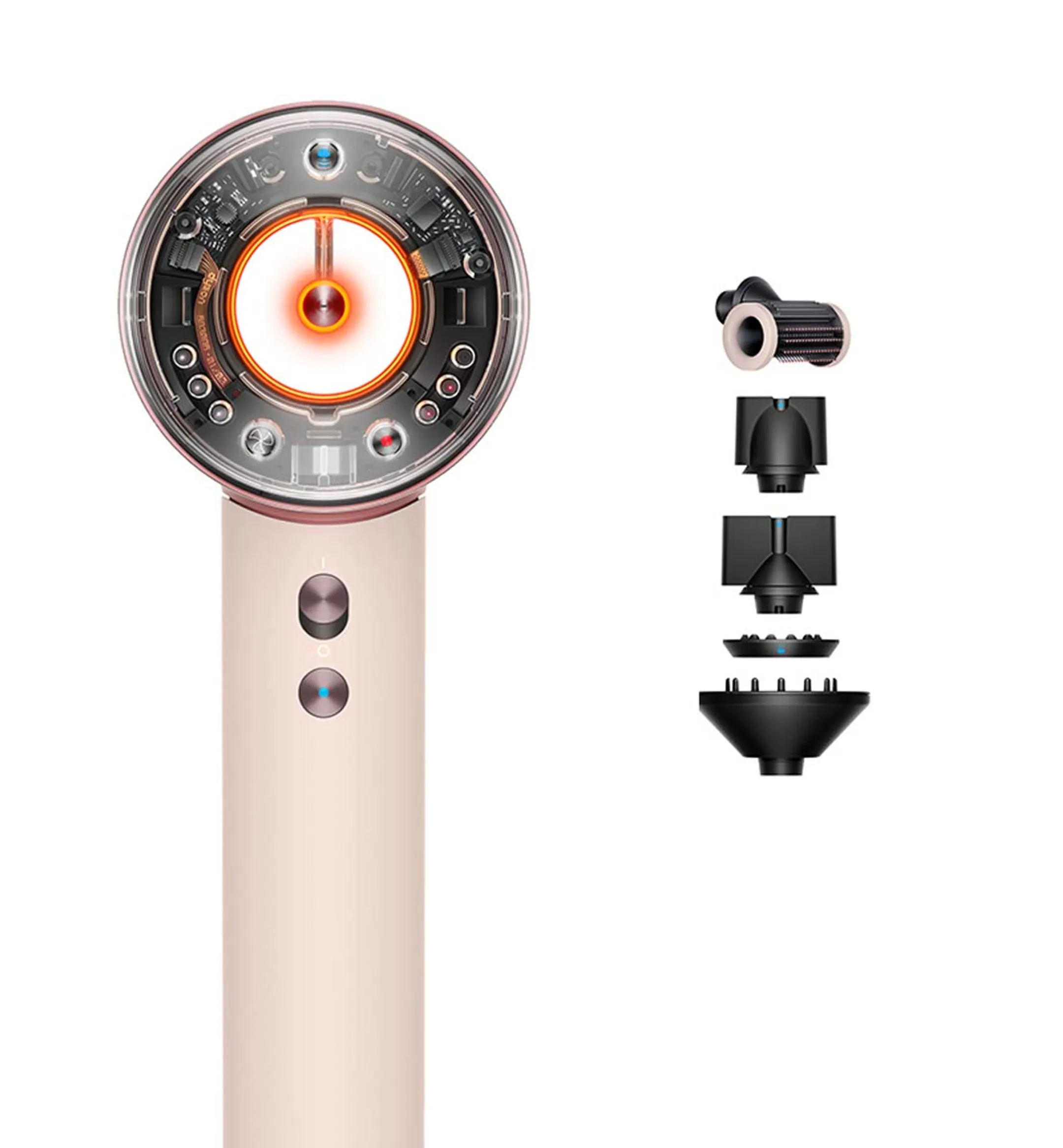 Dyson Supersonic Nural Straight + Wavy Ceramic Pink image