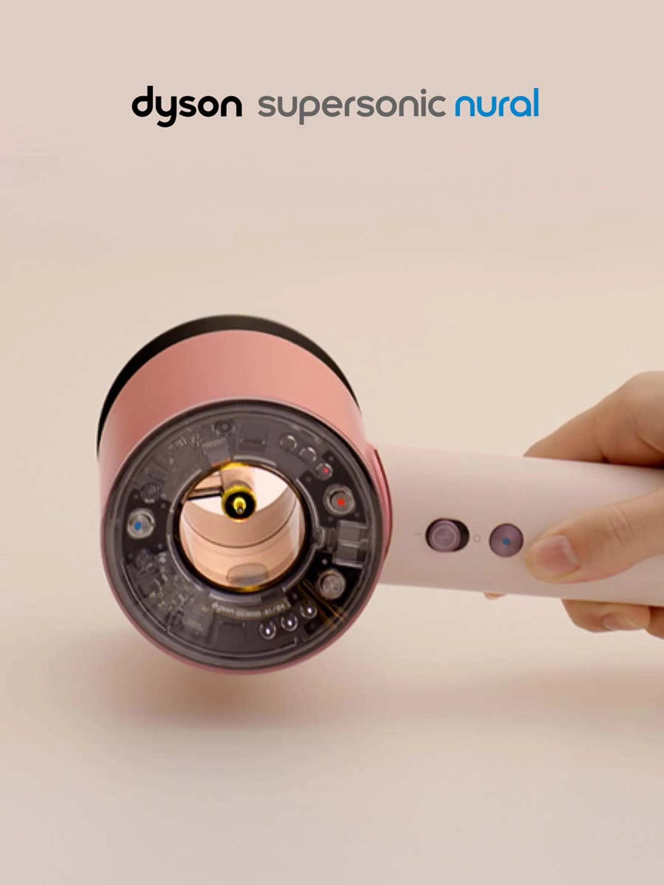 Dyson Supersonic Nural Straight + Wavy Ceramic Pink image