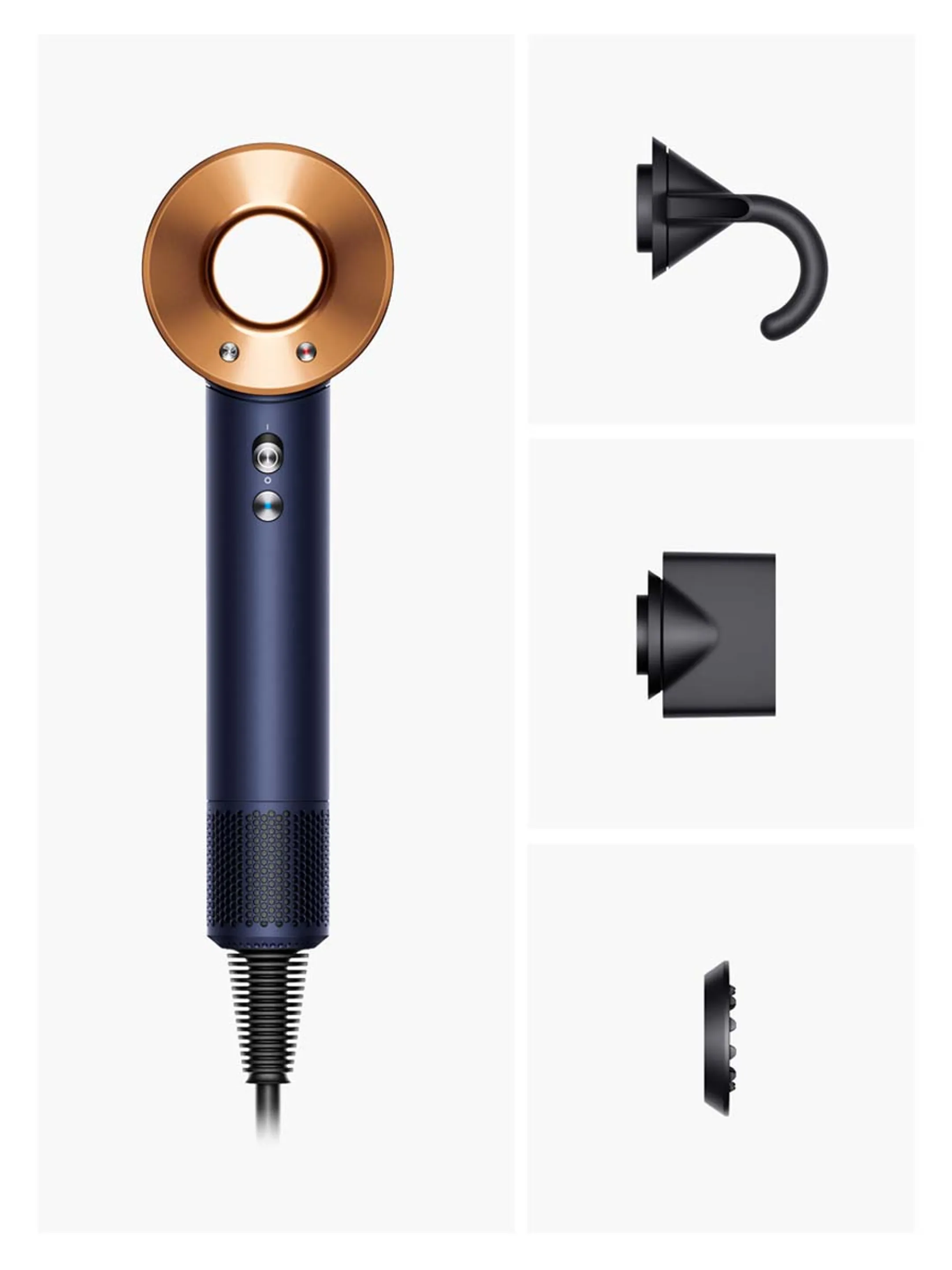Dyson Supersonic Straight + Wavy Prussian Blue/Rich Copper image