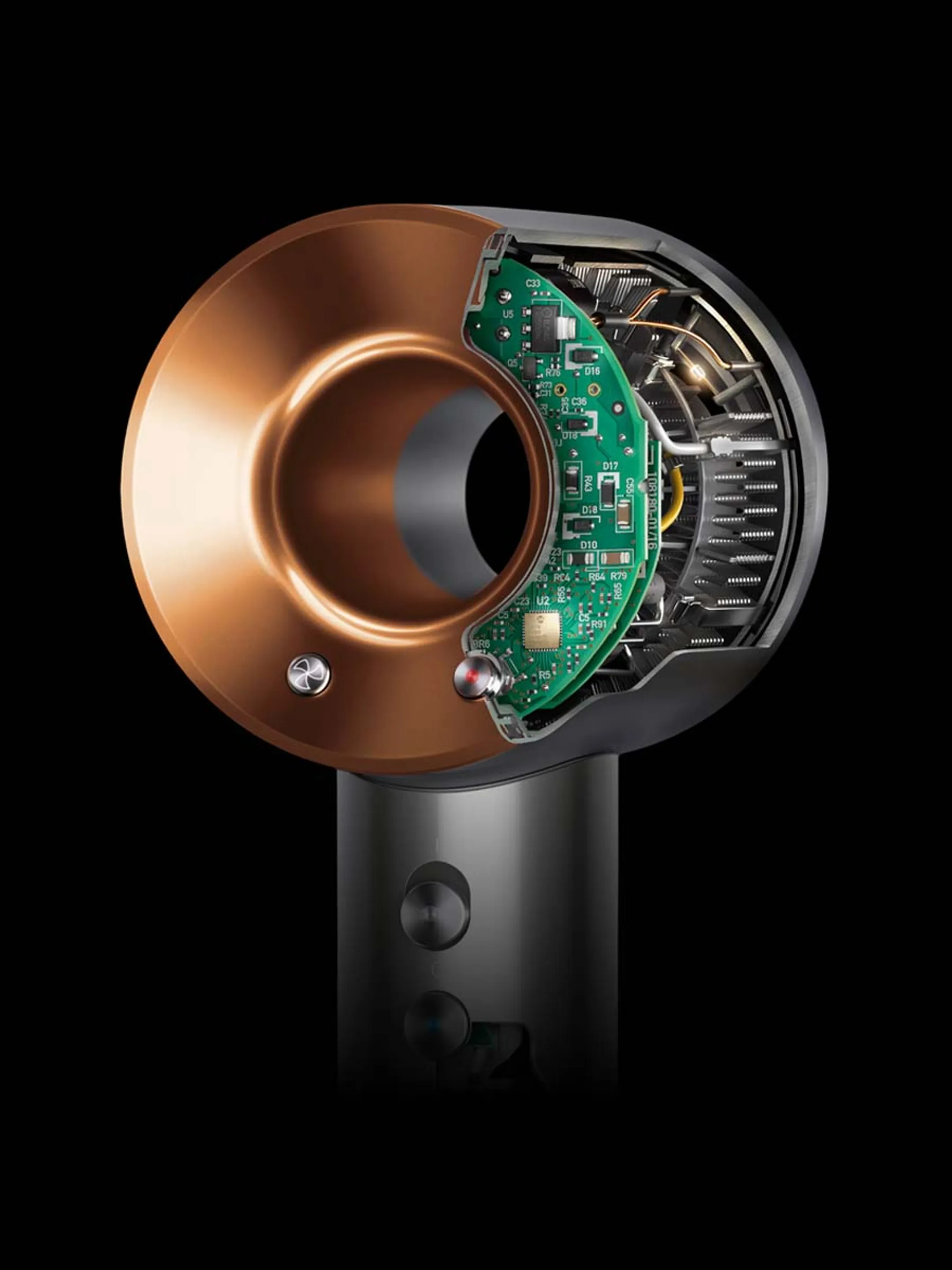 Dyson Supersonic Straight + Wavy Prussian Blue/Rich Copper image