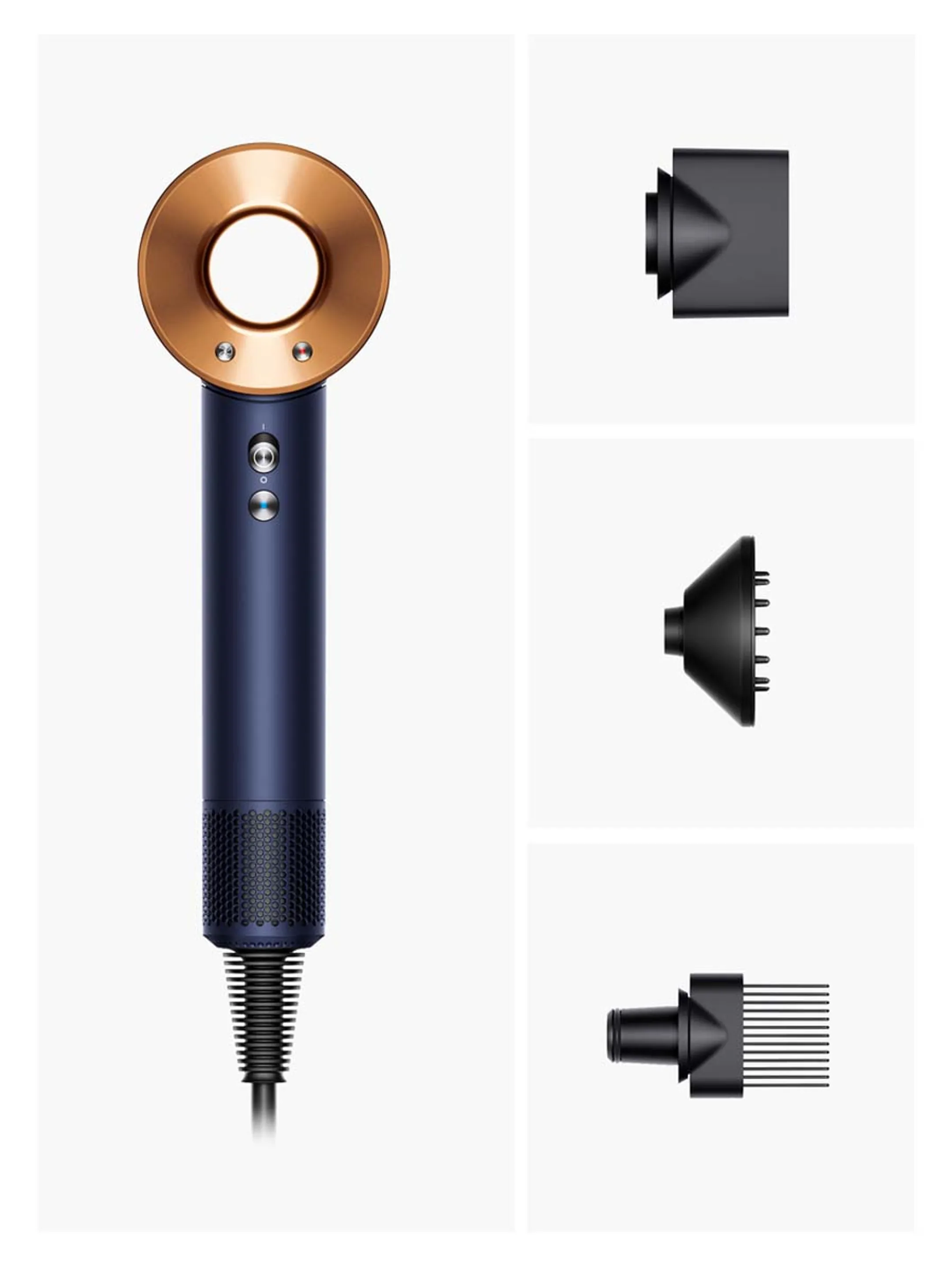 Dyson Supersonic Curly + Coily Prussian Blue/Rich Copper image