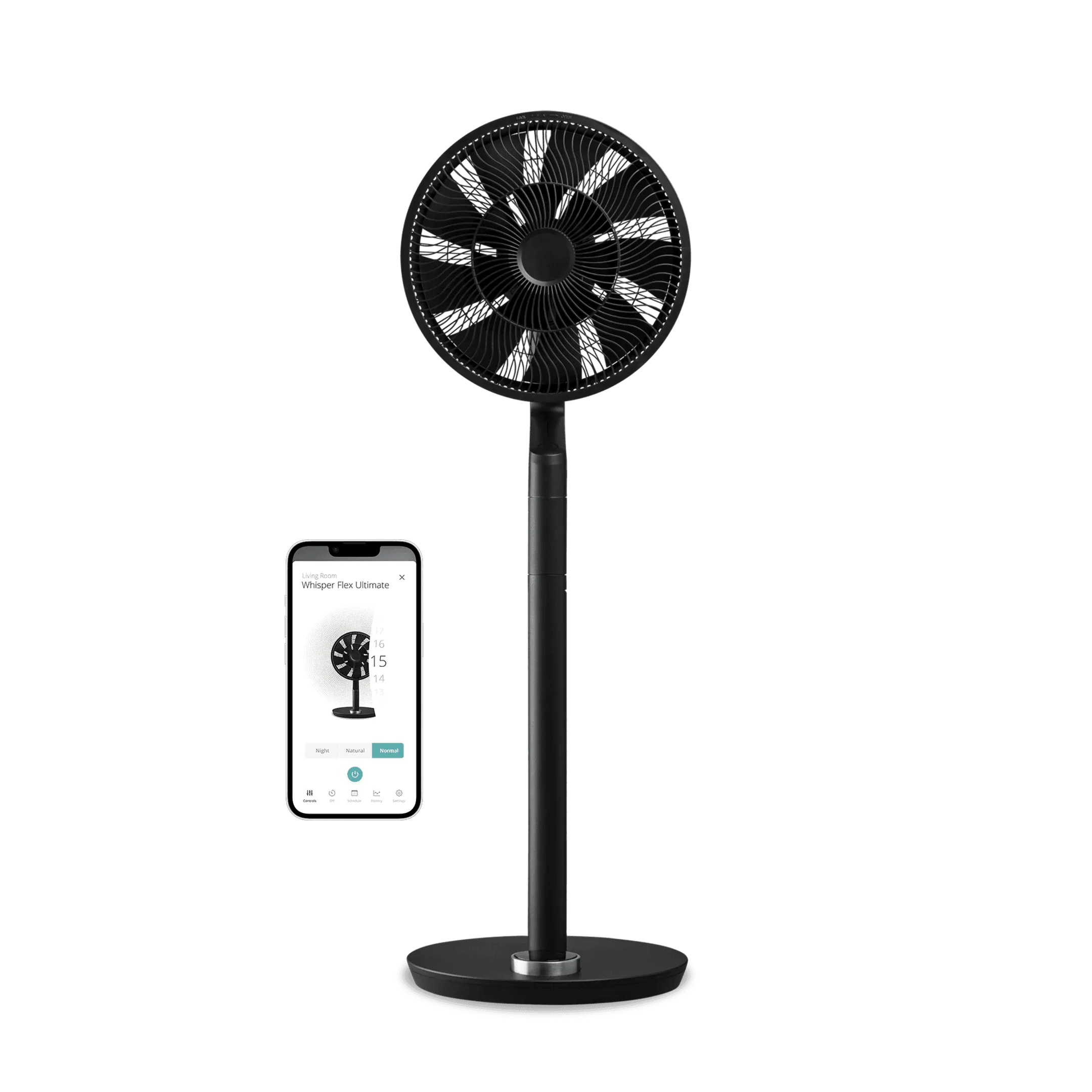 duux-ventilateur-whisper-flex-ultimate-noir-meilleur-prix-livraison