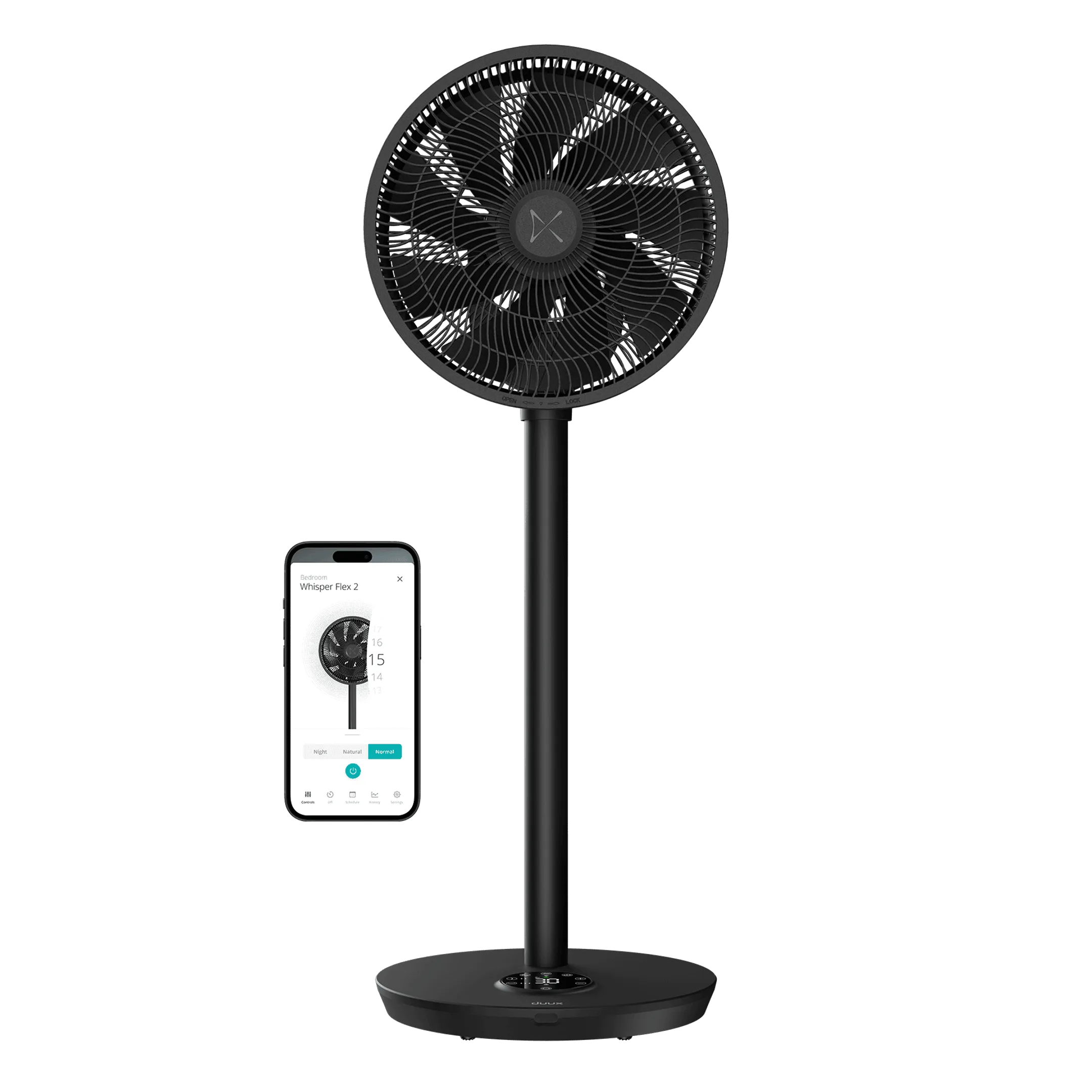 Ventilateur Whisper Flex 2 noir