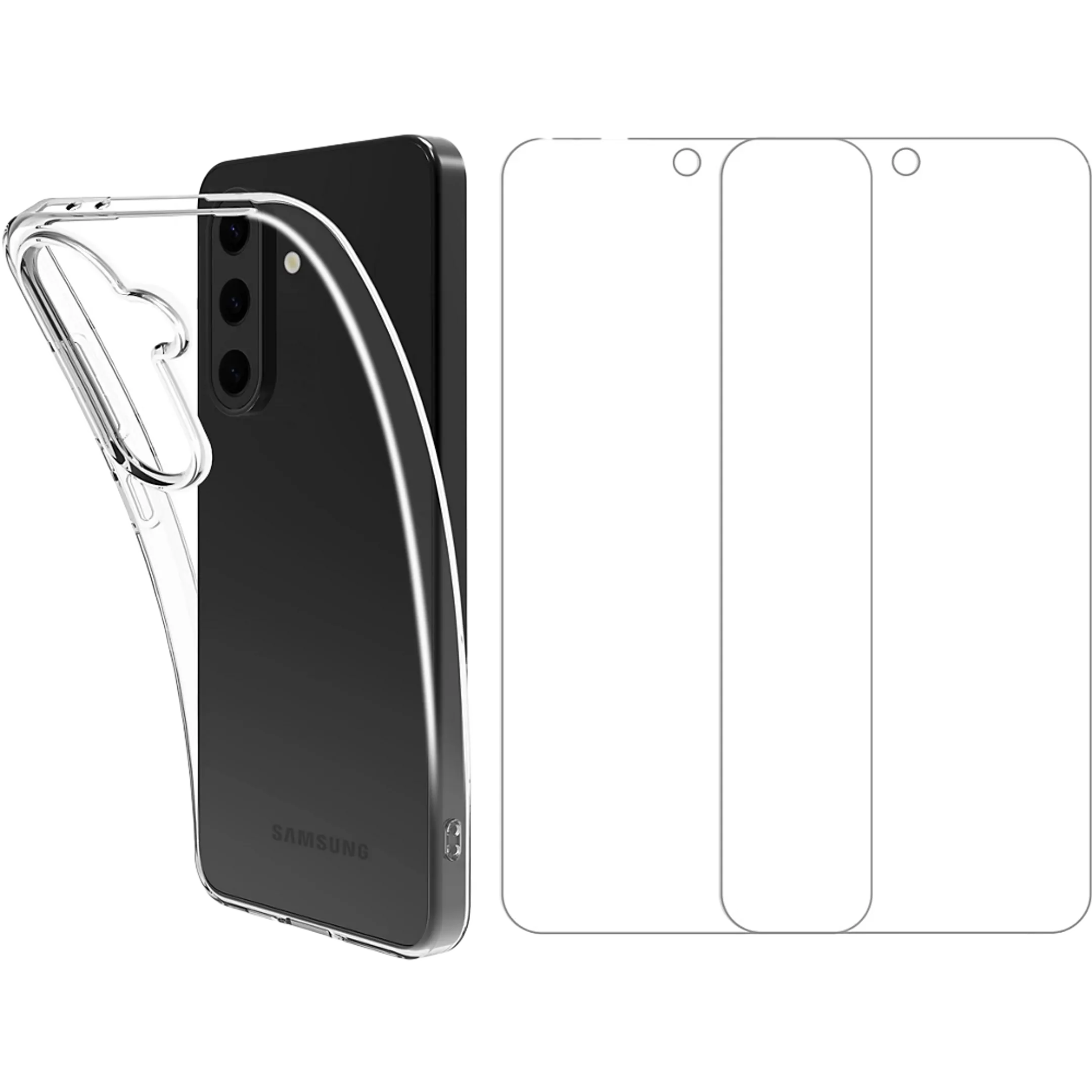 Coque + 2 protège-écran pour Galaxy A36/A56