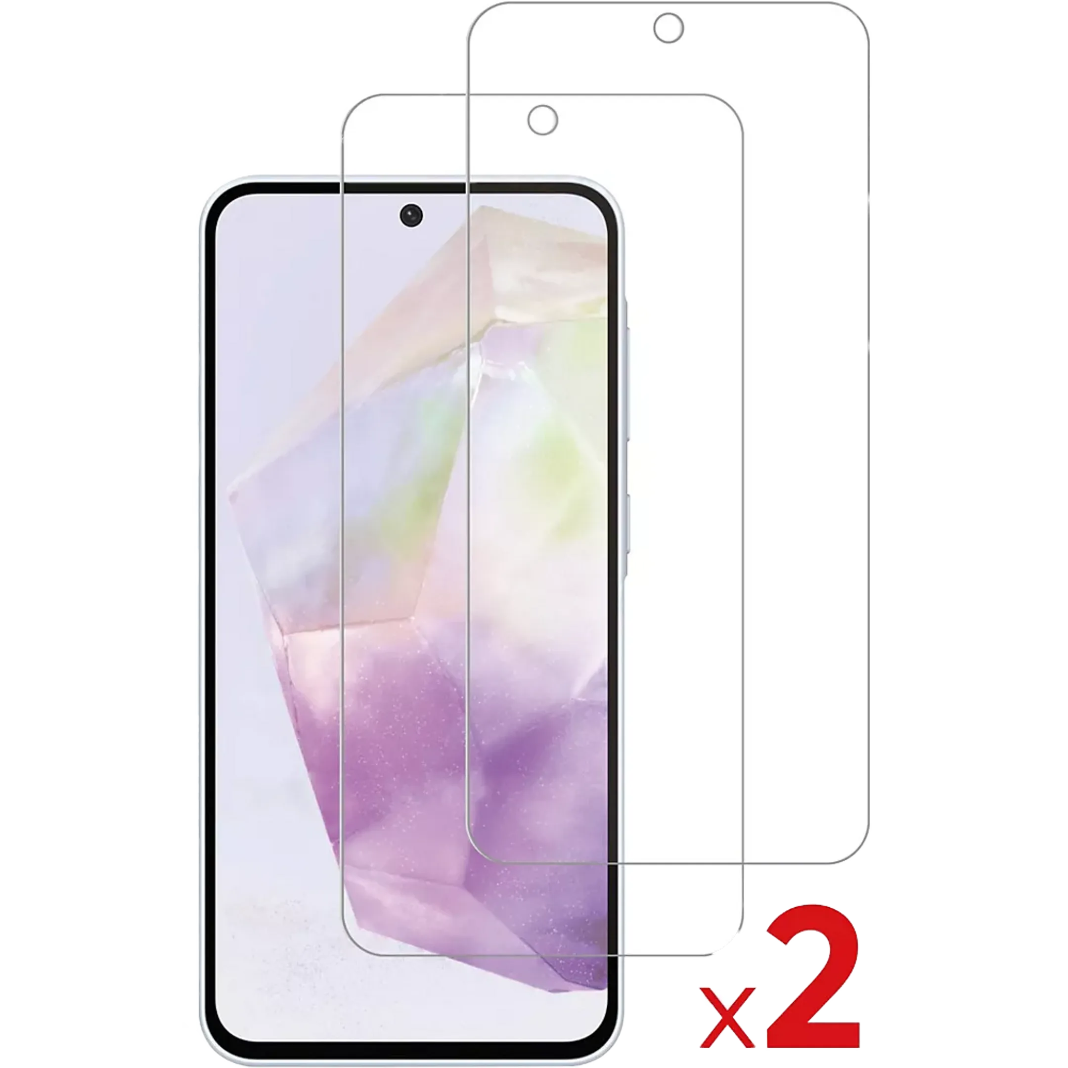 Screenprotector voor Galaxy A56/A36/S24FE - 2 stuks