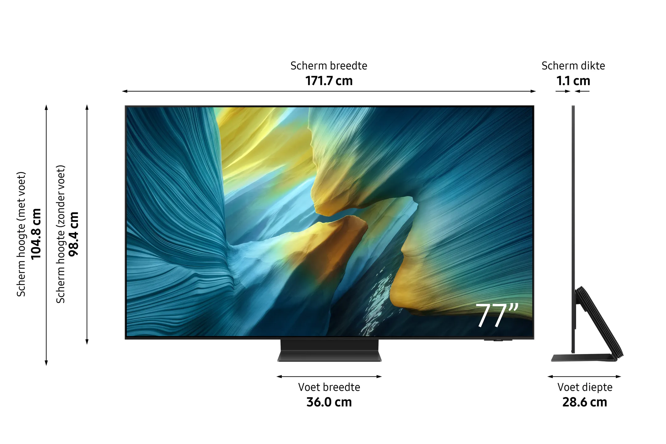 Samsung OLED 4K QE77S95F (2025) - 77 inch image