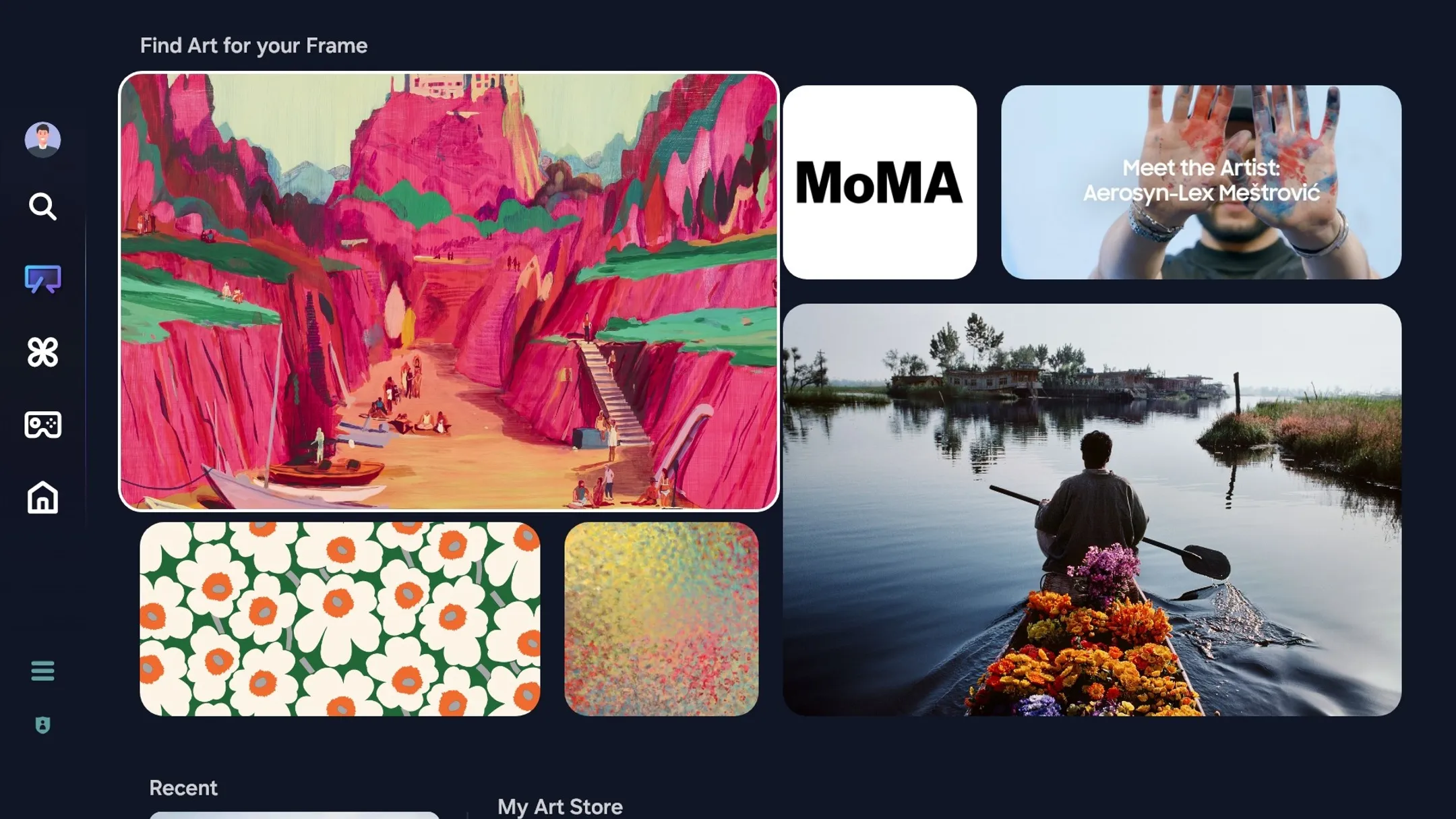 Samsung QLED TV 4K The Frame 55LS03FA (2025) - 55 inch image