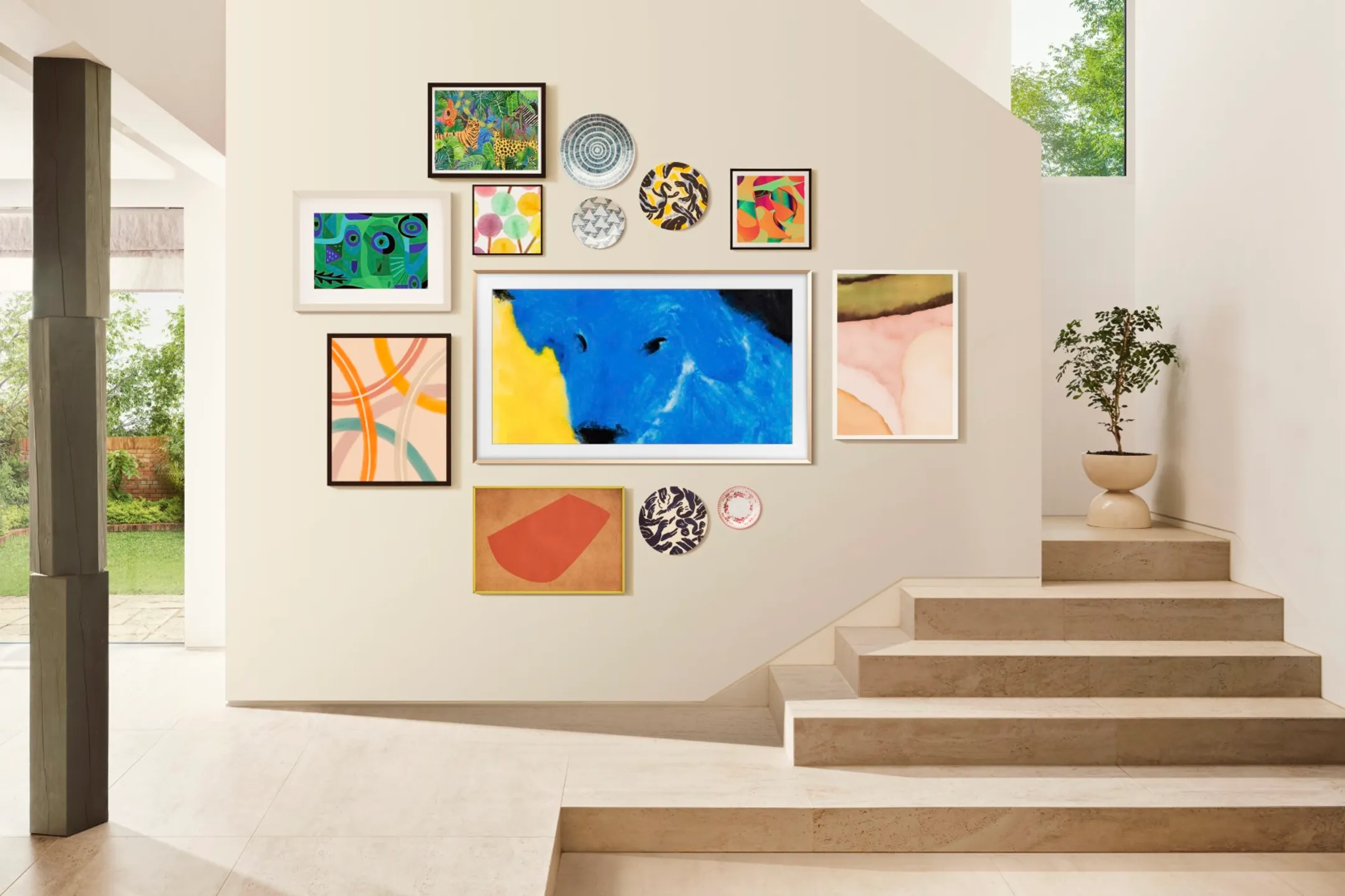 Samsung QLED TV 4K The Frame 55LS03FA (2025) - 55 inch image