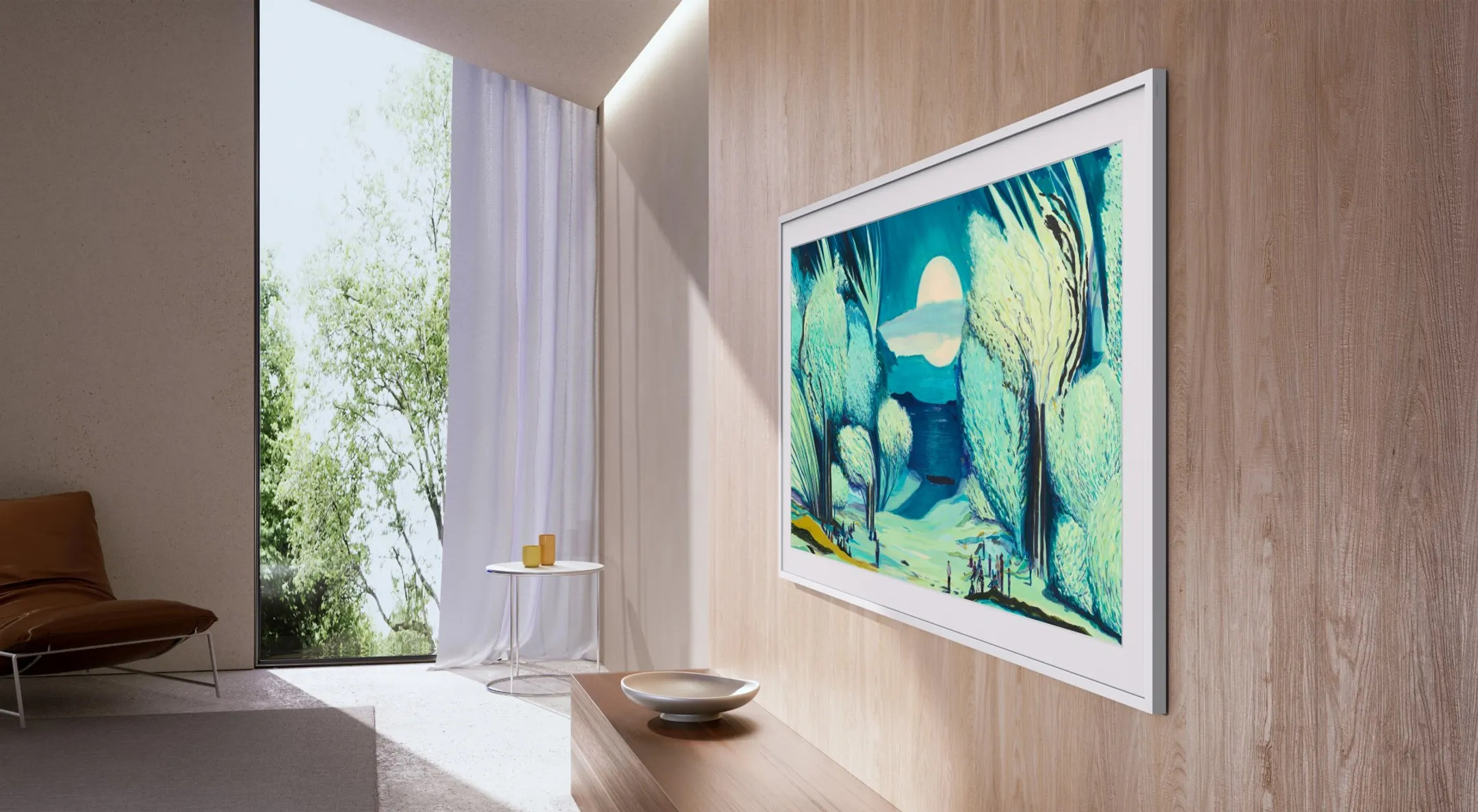 Samsung TV QLED 4K The Frame QE50LS03FA (2025) - 50 pouces image