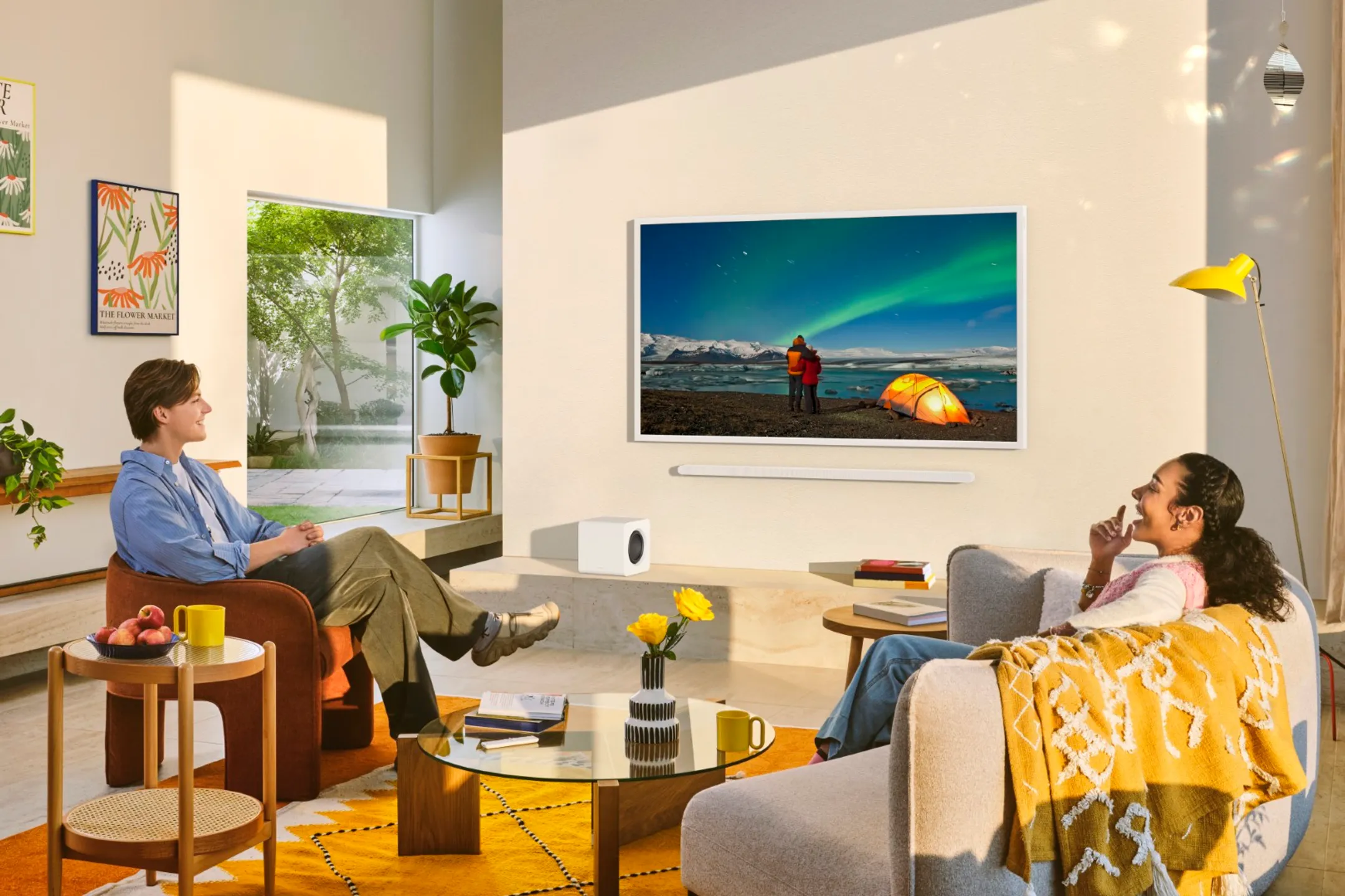 Samsung TV QLED 4K The Frame QE50LS03FA (2025) - 50 pouces image