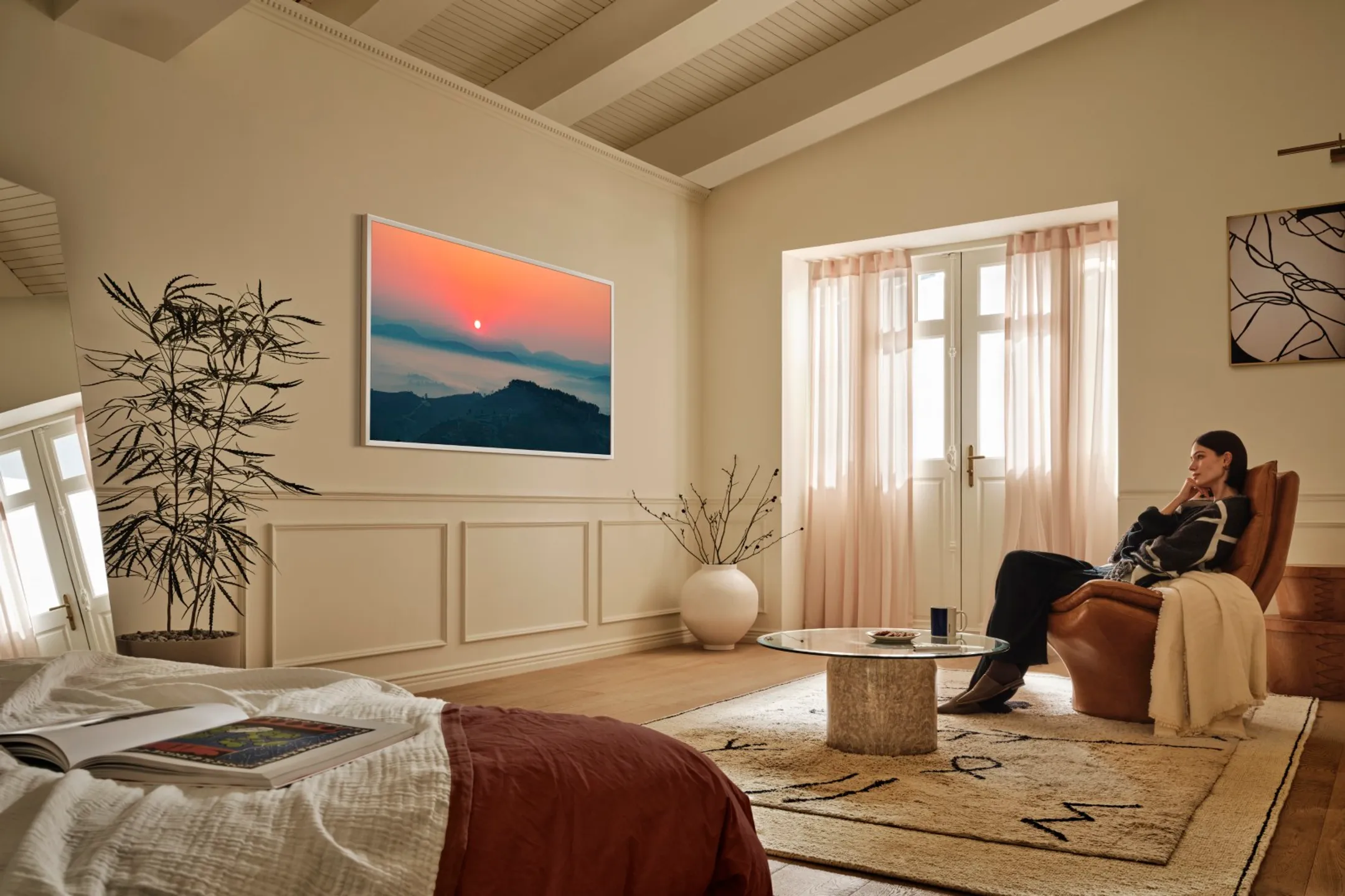 Samsung TV Neo QLED 4K The Frame Pro 85LS03FW (2025) - 85 pouces image