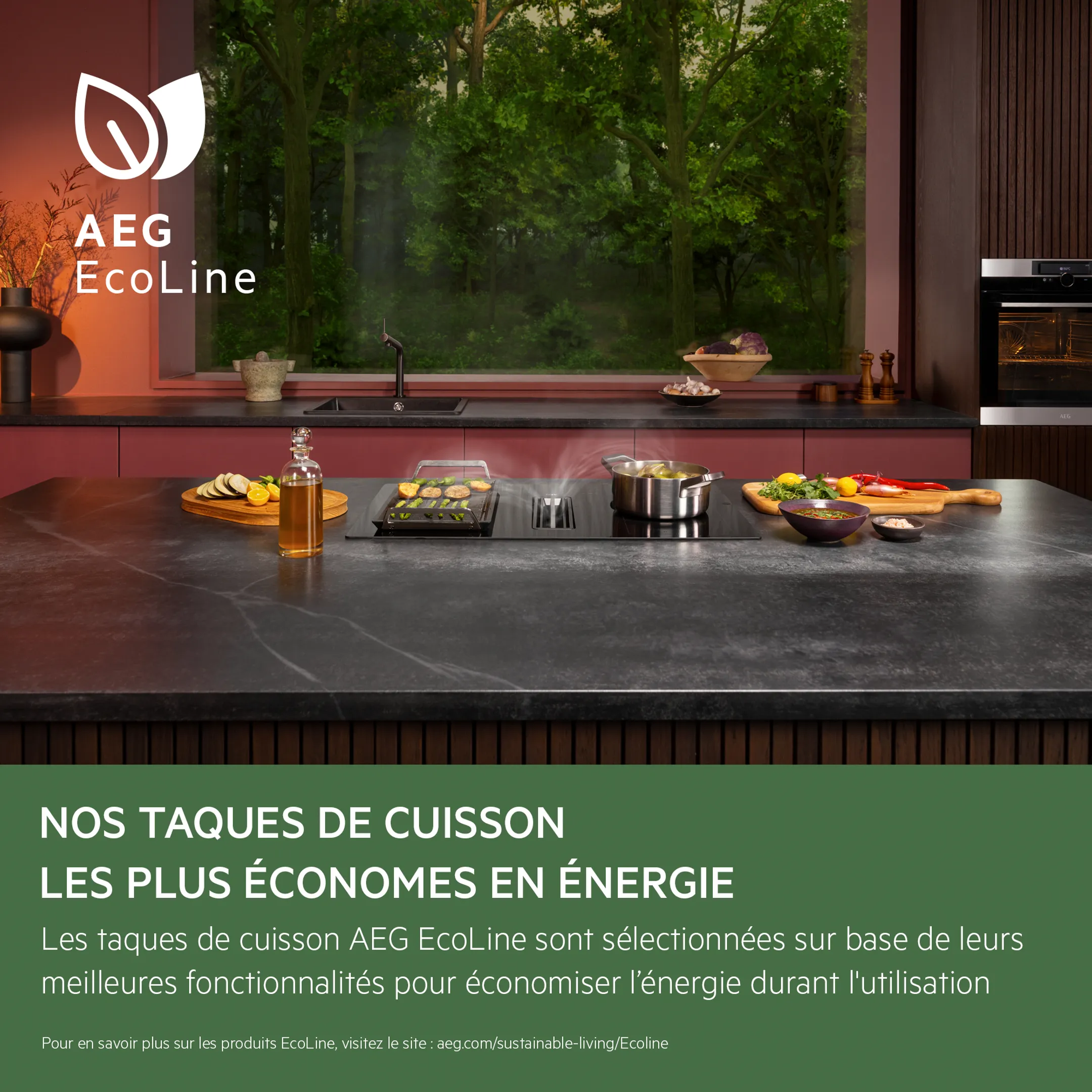 AEG Taque induction TII84B10FZ SenseBoil ® SaphirMatt® 80 cm image