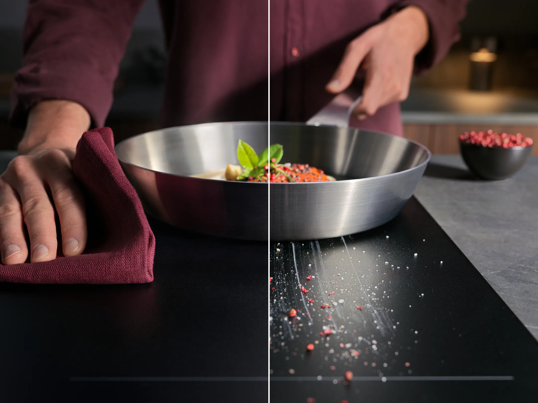 AEG Taque induction TII84B00FZ SaphirMatt® 80 cm image