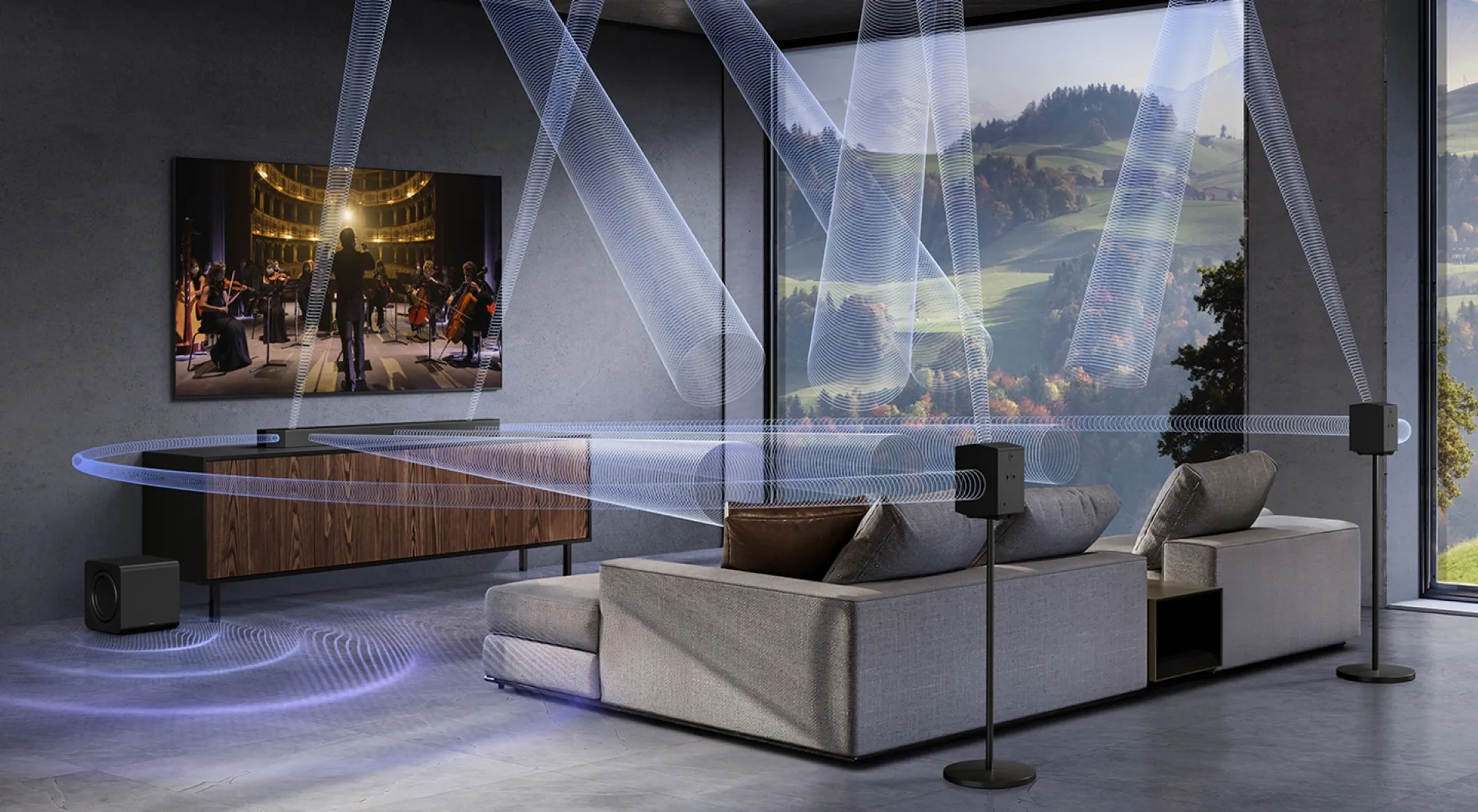 Samsung Soundbar Cinematic Q-serie HW-Q990F/XN - Zwart image