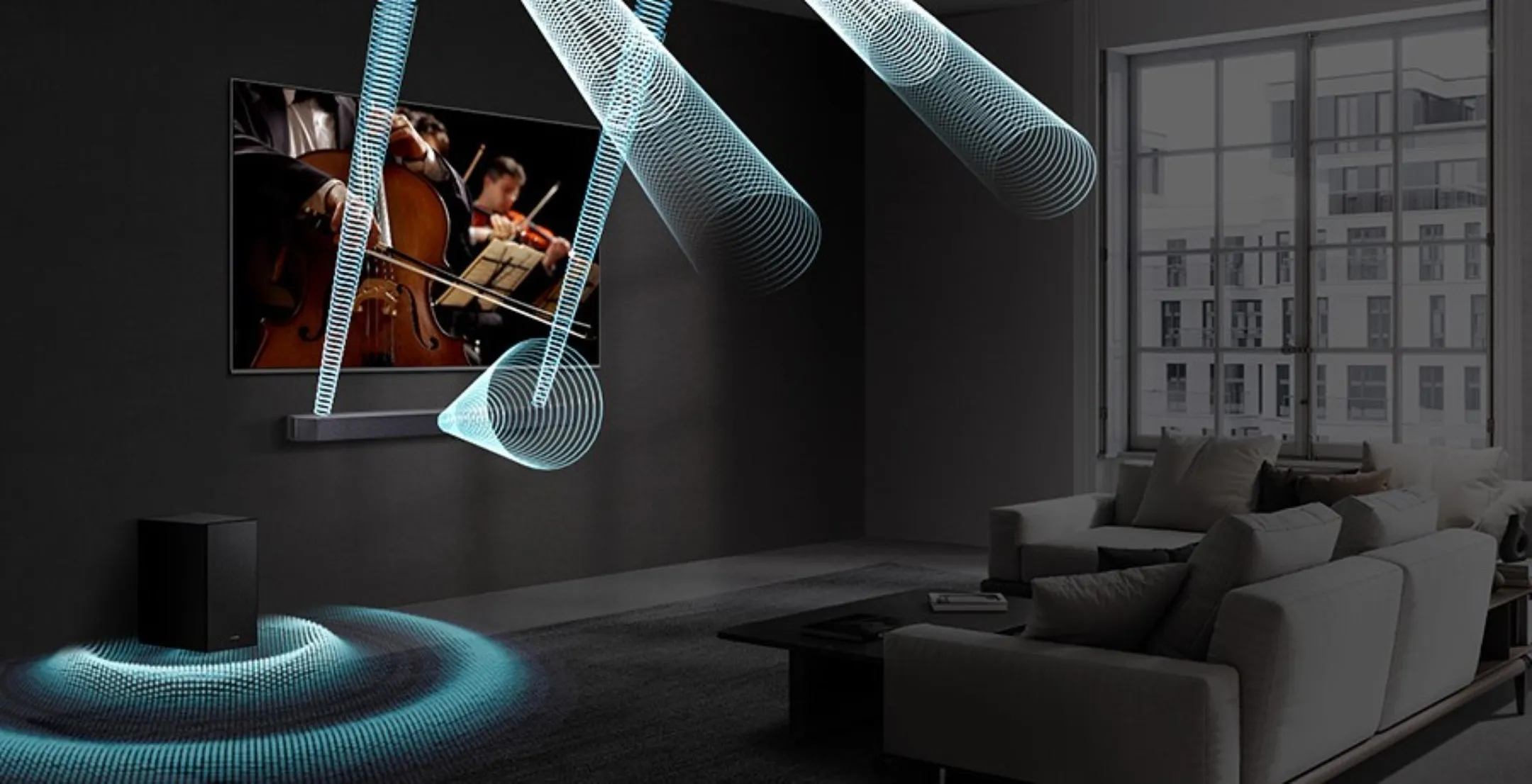 Samsung Cinematic Q-series HW-Q600F/XN Soundbar - Zwart image