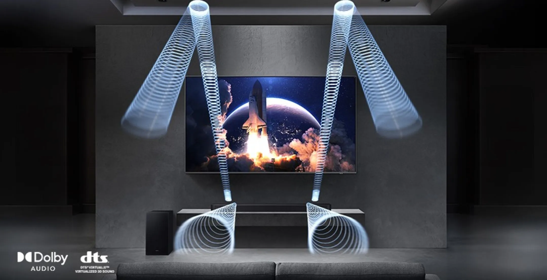 Samsung Cinematic Q-series HW-Q600F/XN Soundbar - Zwart image