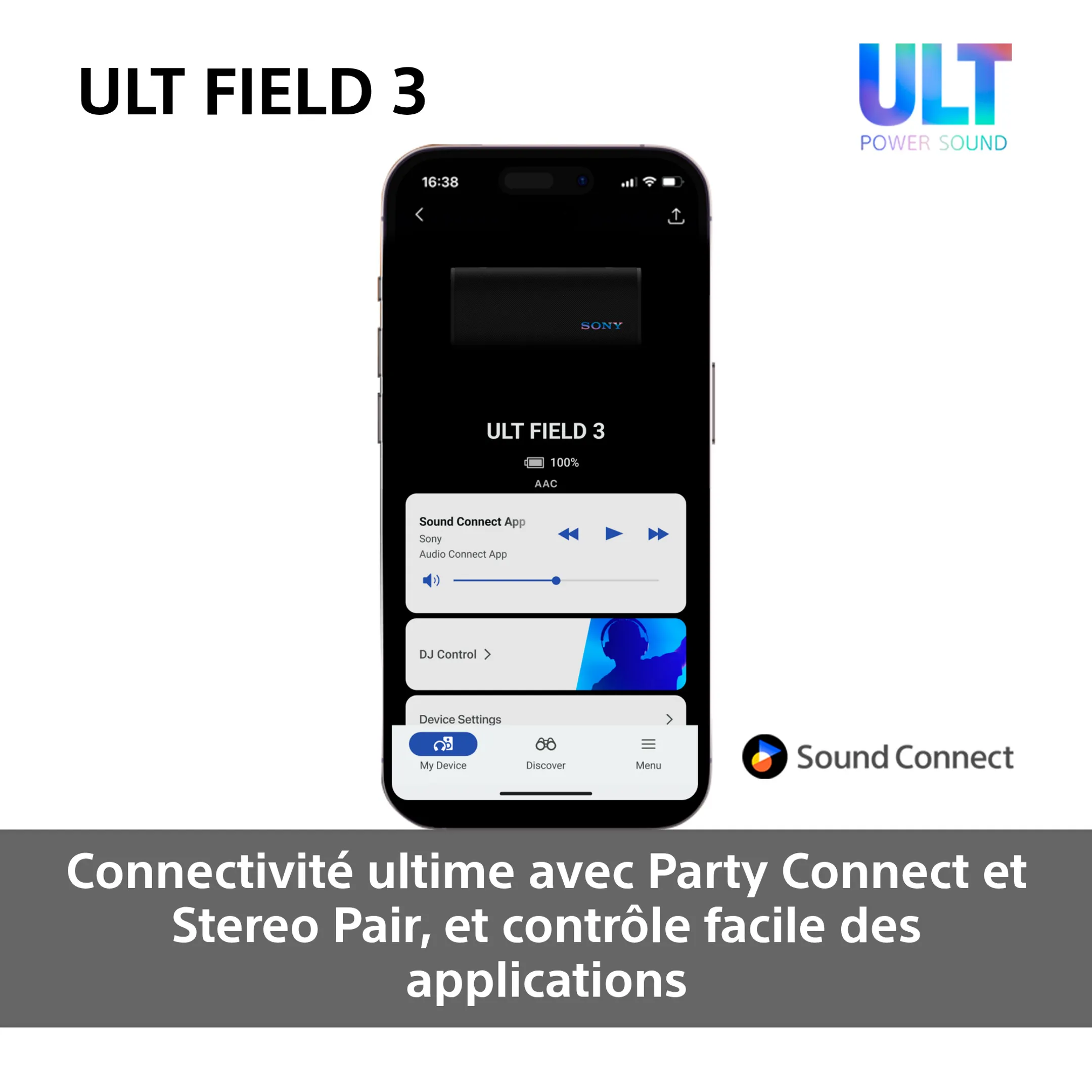 Sony Enceinte ULT Field 3 - Vert image