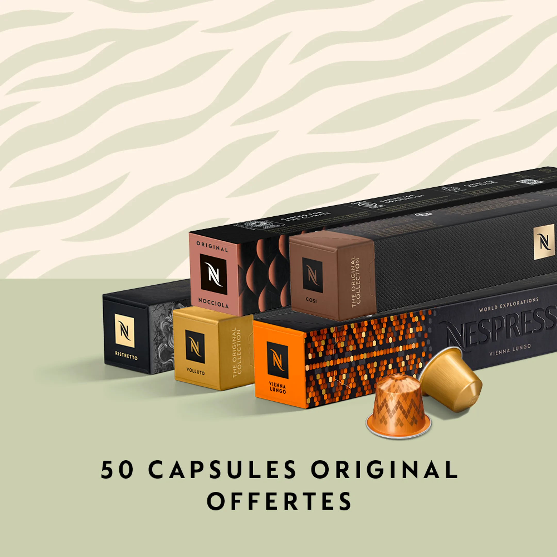 Krups Machine à café Nespresso Essenza Mini Black + 50 capsules + 30 € de réduction café image