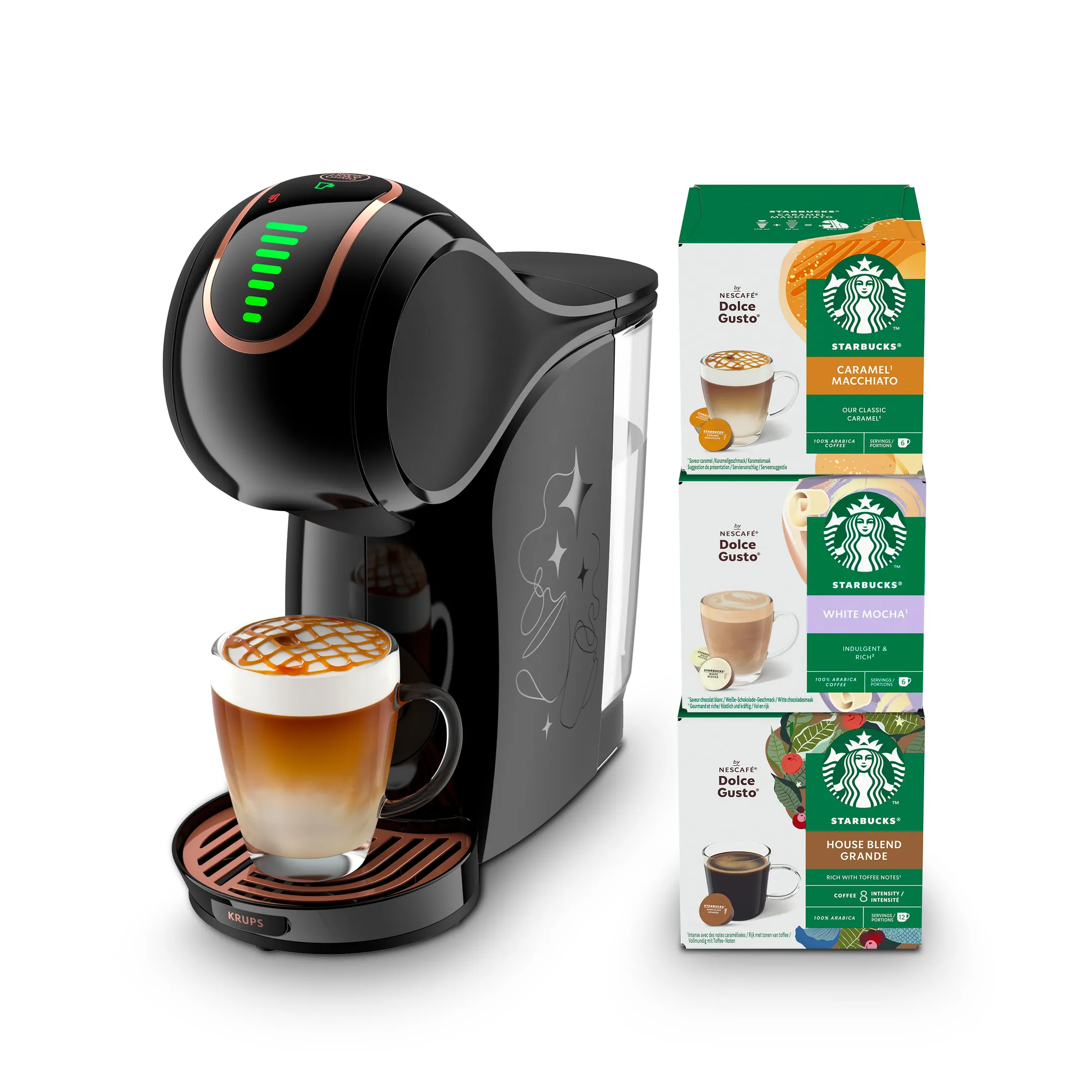 Koffiemachine Nescafé Dolce Gusto GENIO S YY5663FD + Starbucks