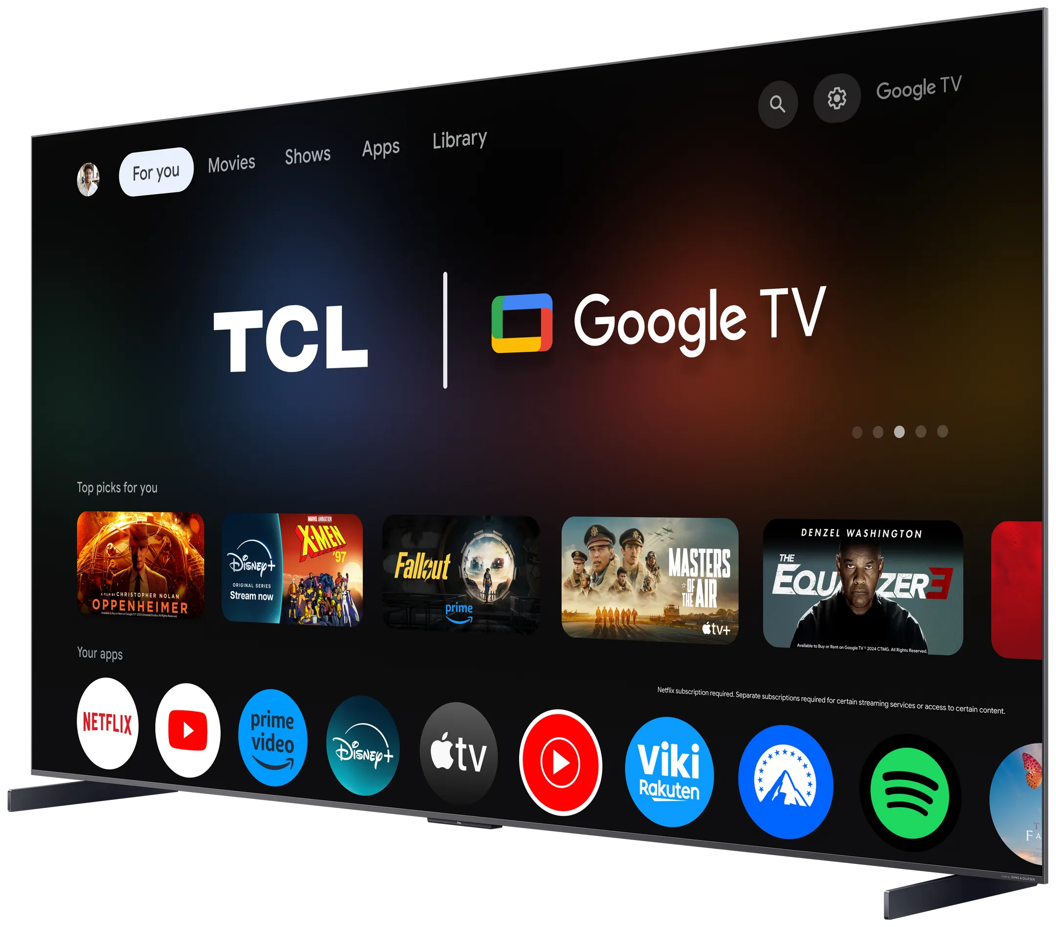 TCL QD Mini-LED 85C89K 4K TV (2025) - 85 inch image