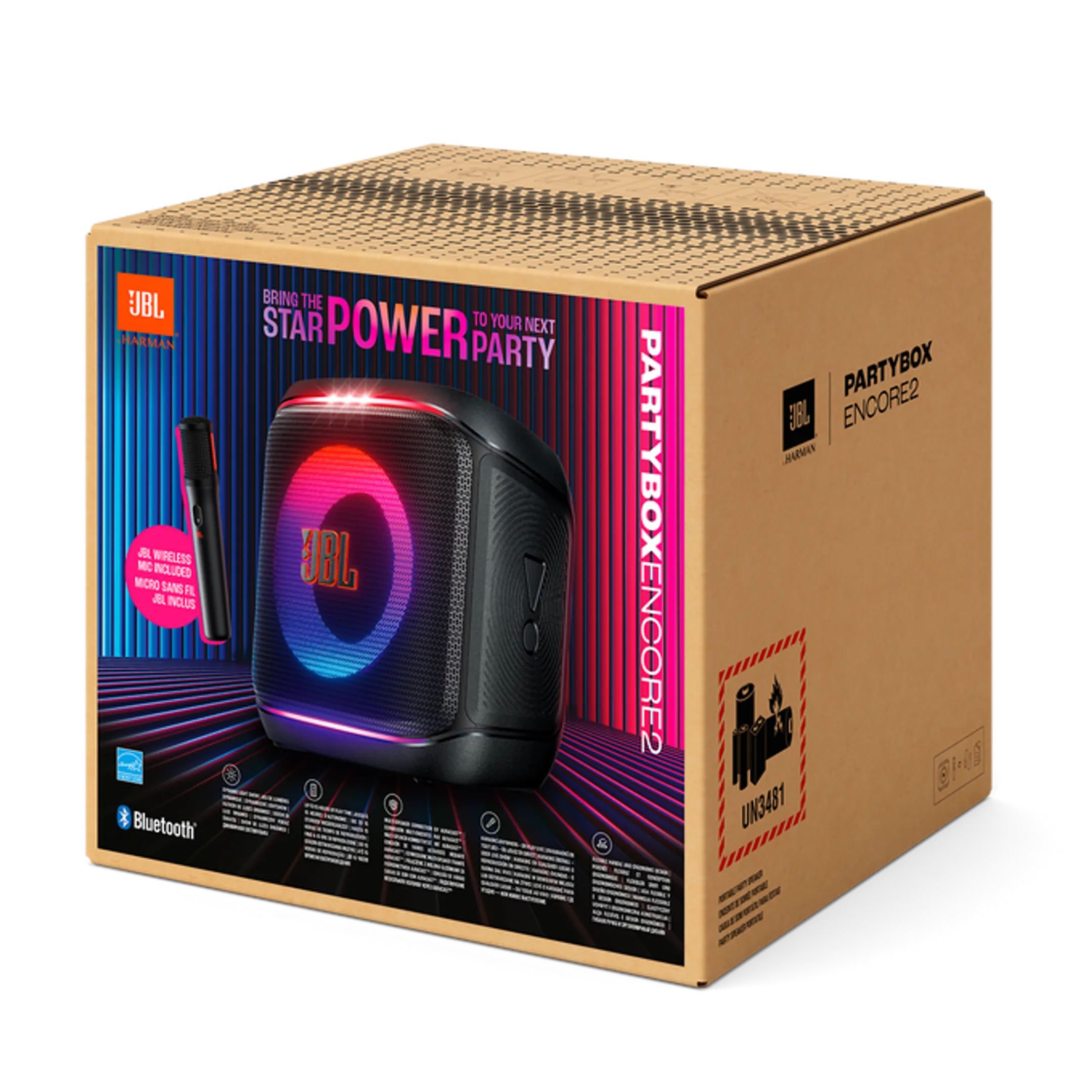 JBL Enceinte Bluetooth Partybox Encore 2 - Noir image