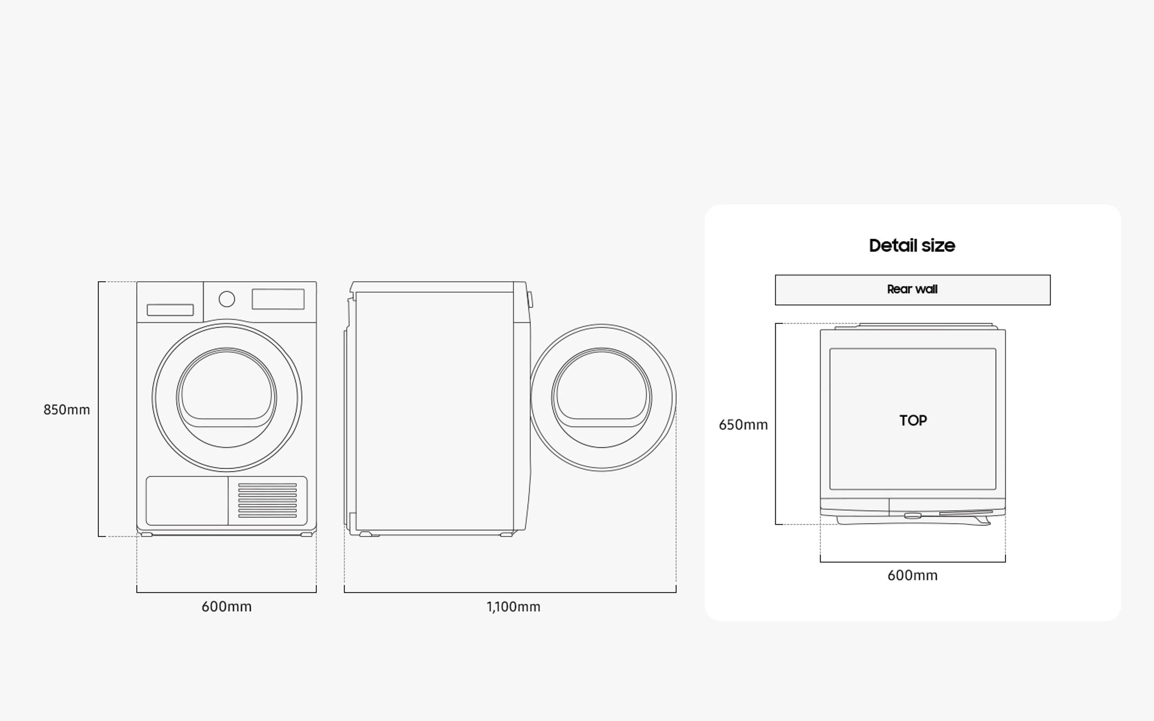Samsung Sèche-linge DV9UDG52A0AEEN Optimal Dry image