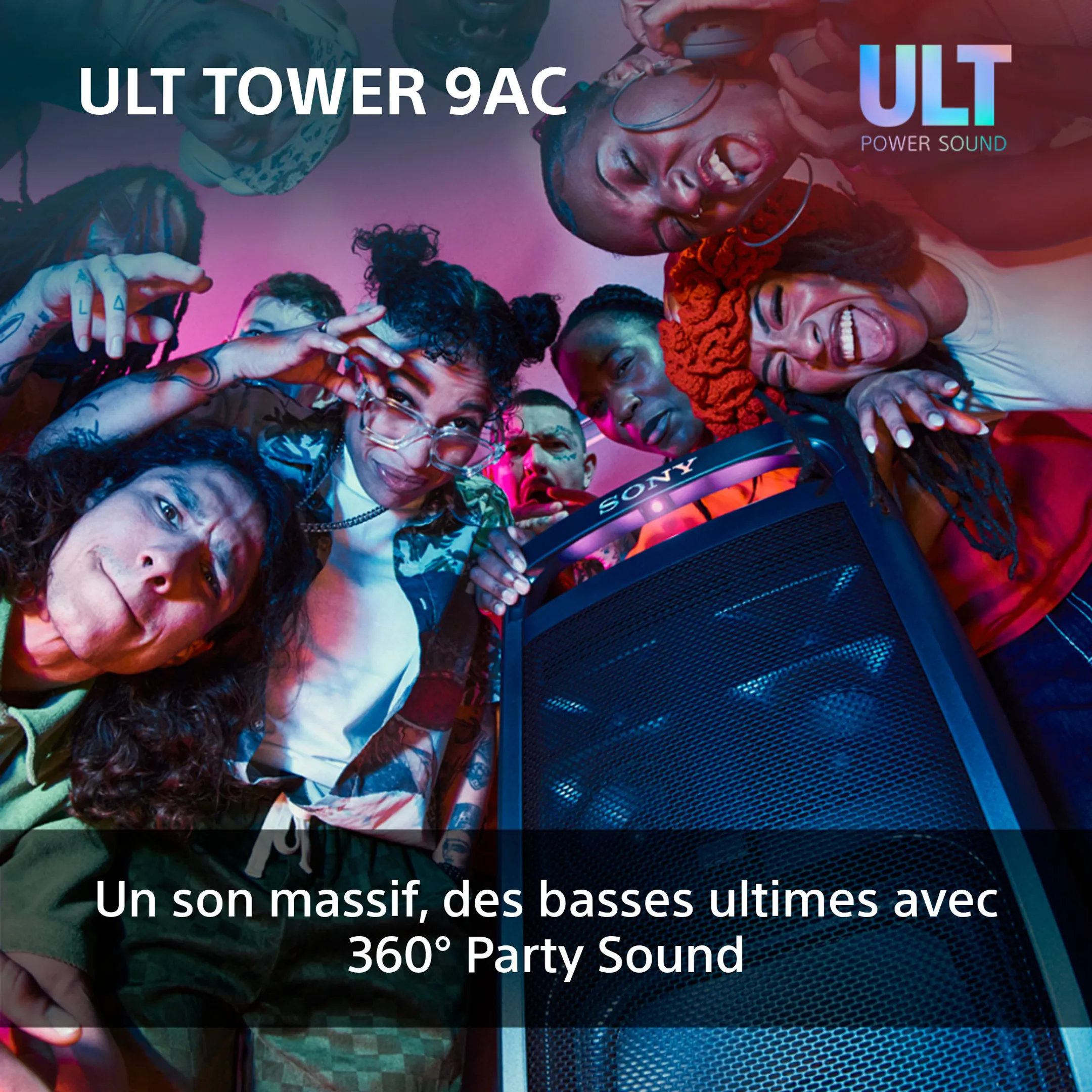 Sony Enceinte de fête ULT Tower 9 - Noir image