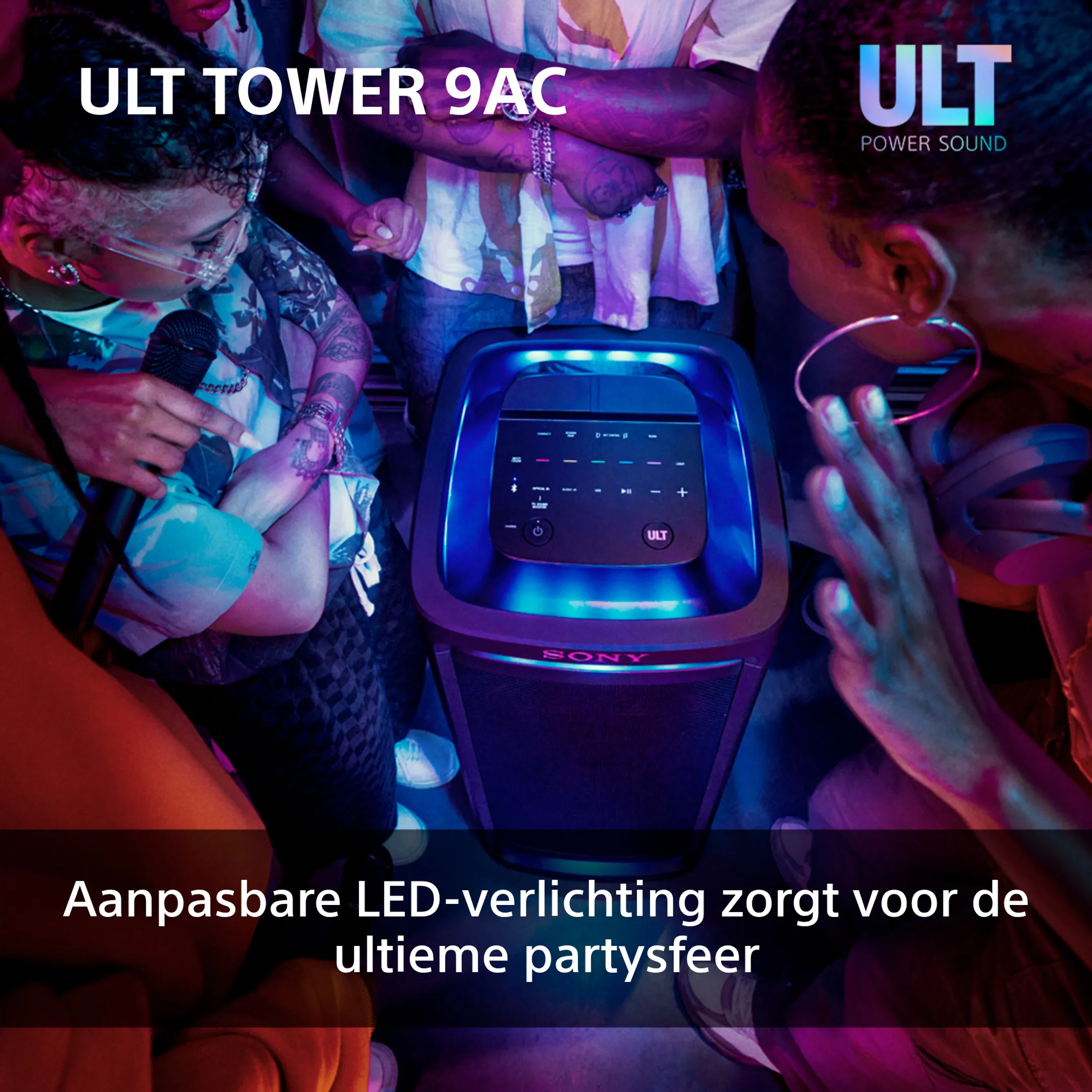Sony Party speaker ULT Tower 9 - Zwart image