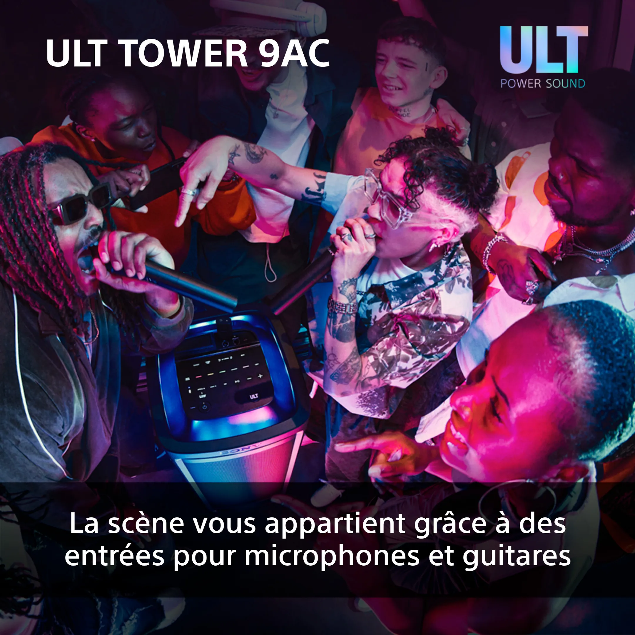 Sony Enceinte de fête ULT Tower 9 - Noir image
