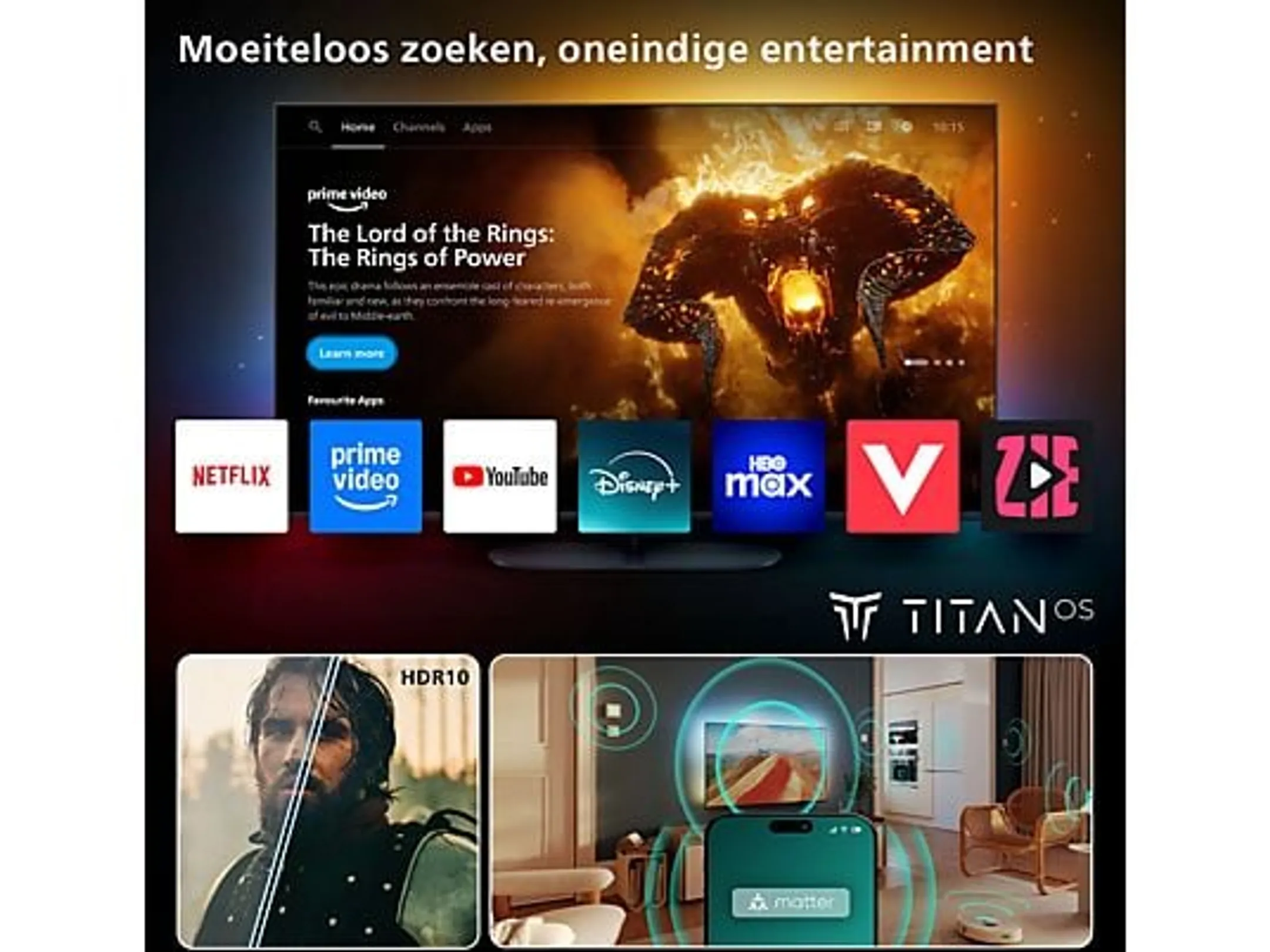 Philips LED Full HD Ambilight TV 32PFS6900/12 (2025) - 32 inch image