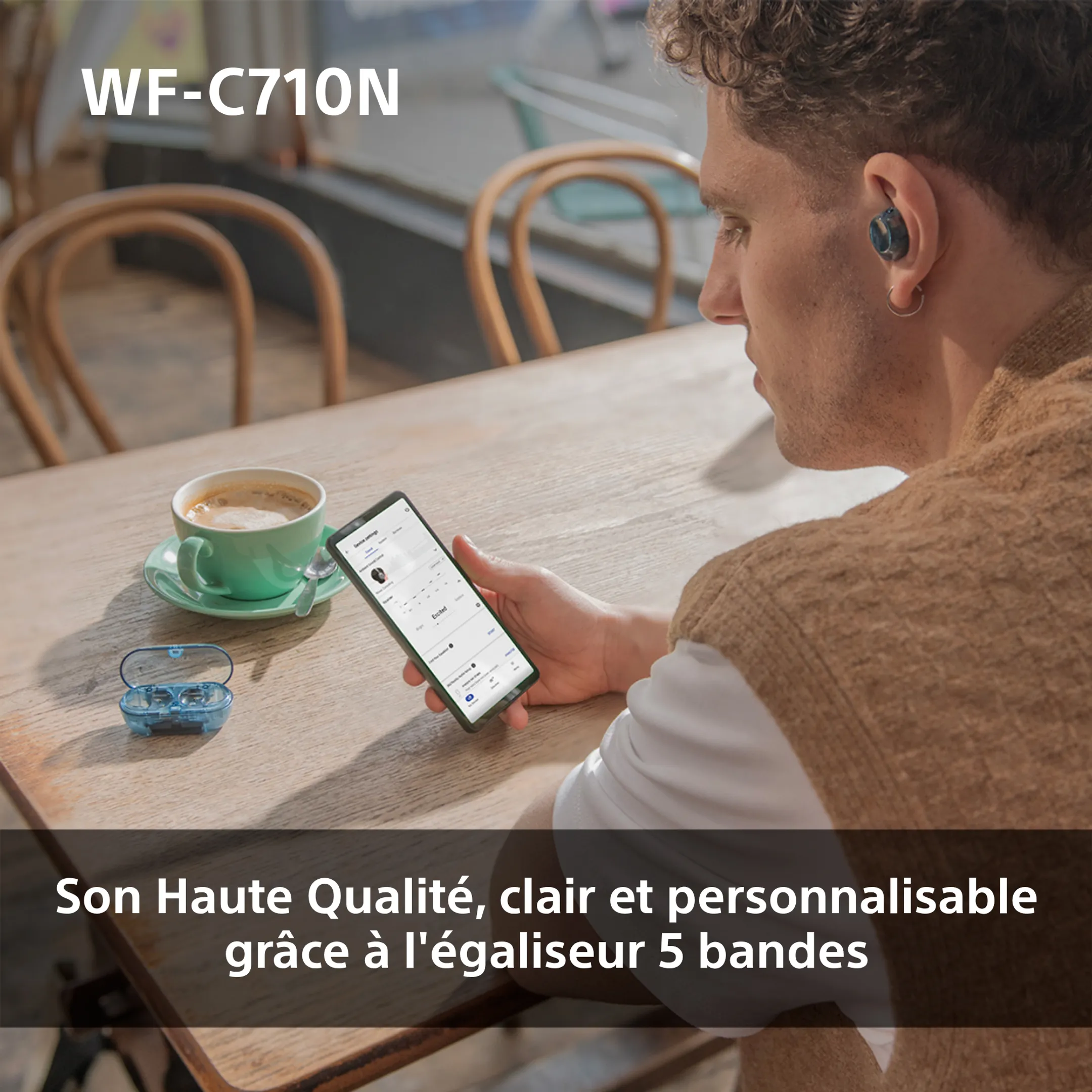 Sony Écouteurs WF-C710 - Bleu image