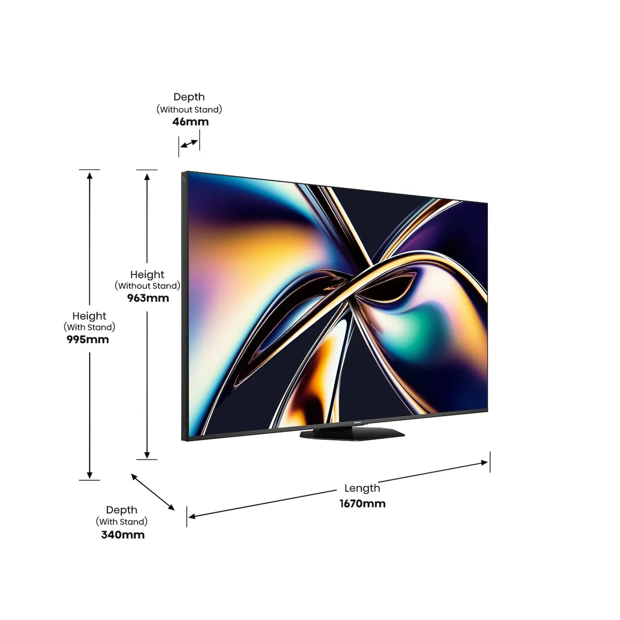 Hisense Mini-LED TV 4K 75U8Q (2025) - 75 pouces image