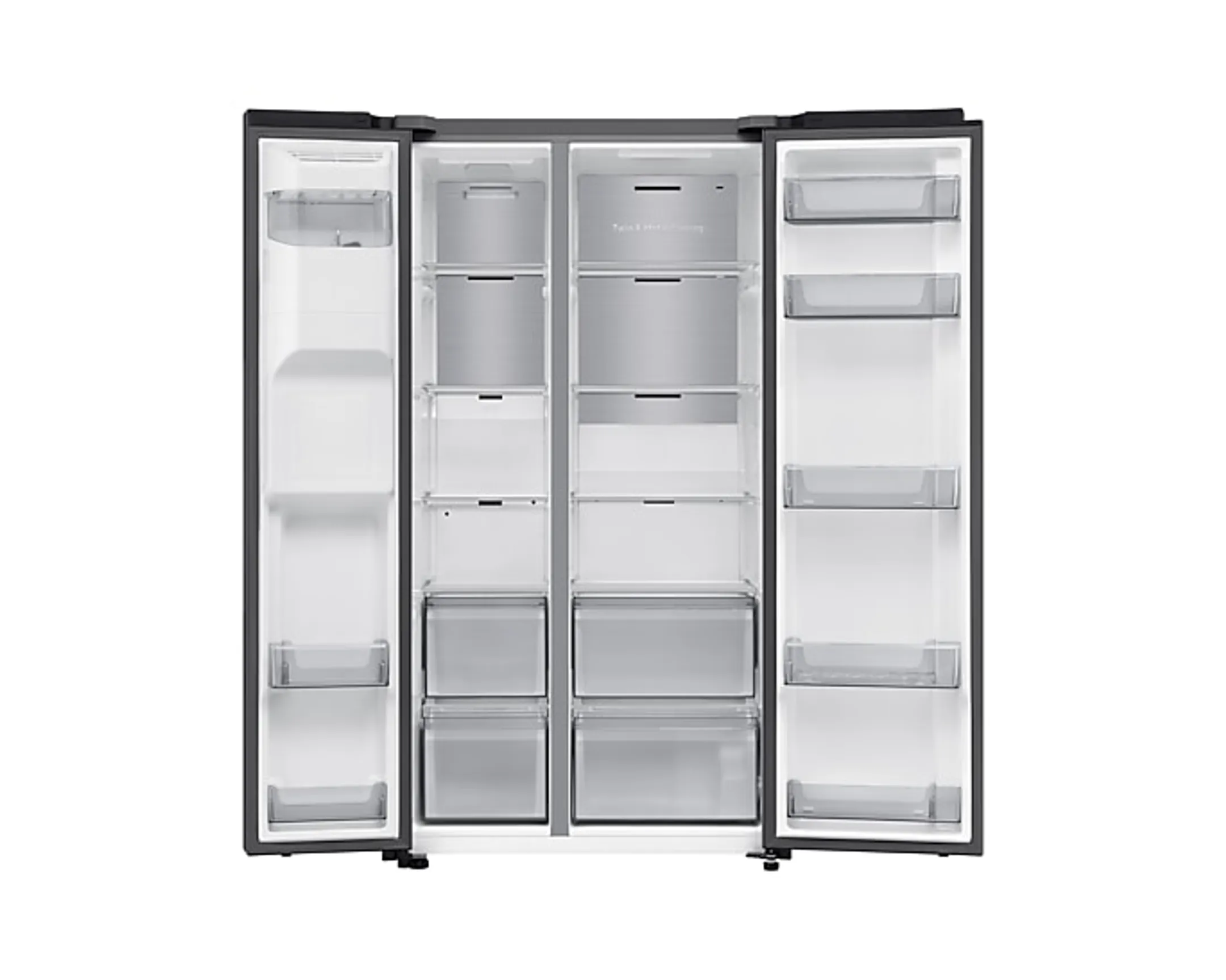 Samsung Amerikaanse koelkast RS70F66KCFEF Twin Cooling Plus™ image