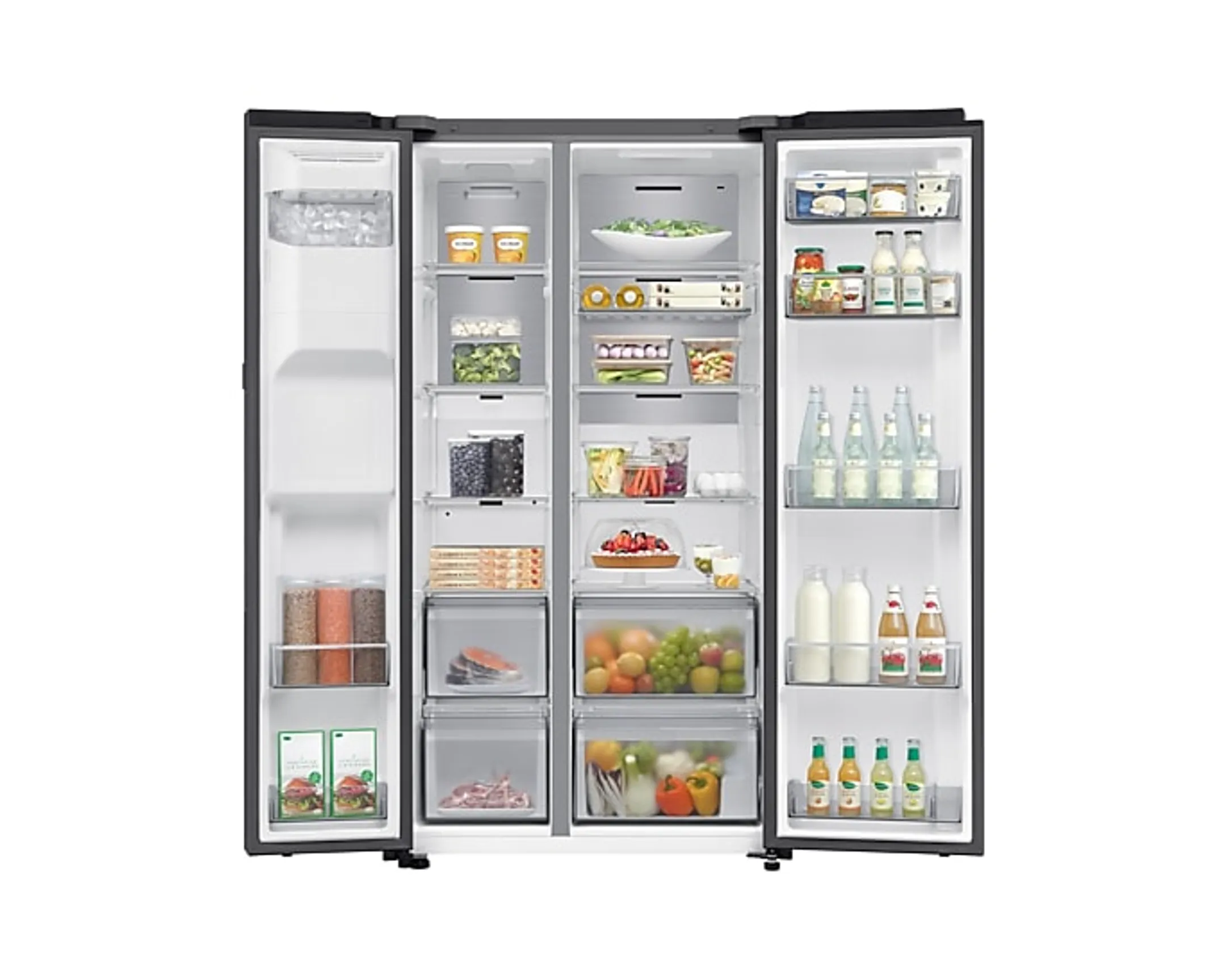 Samsung Amerikaanse koelkast RS80F66KBFEF Auto Open Door image