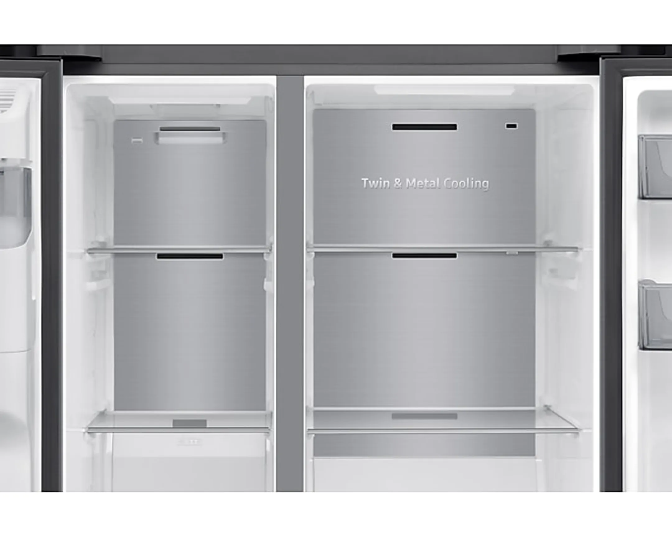 Samsung Frigo américain RS70F66KBTEF Twin Cooling Plus™ image