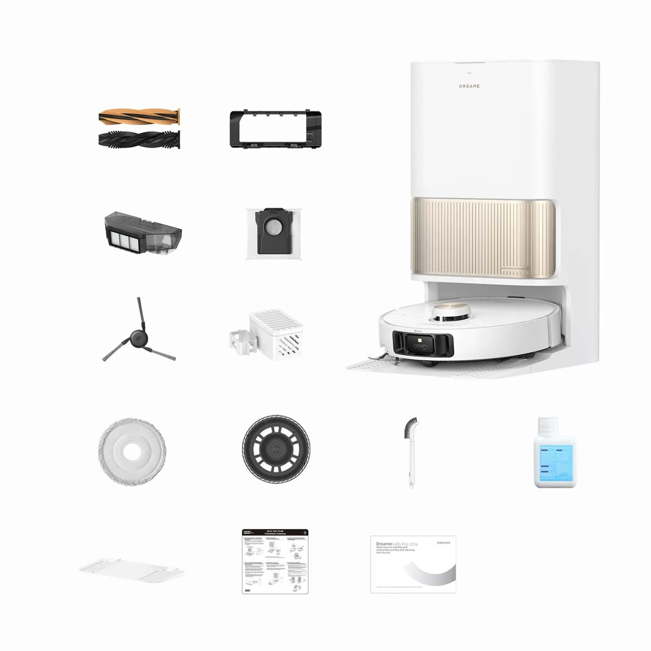 Dreame Aspirateur robot 2en1 L40s Pro Ultra - White image